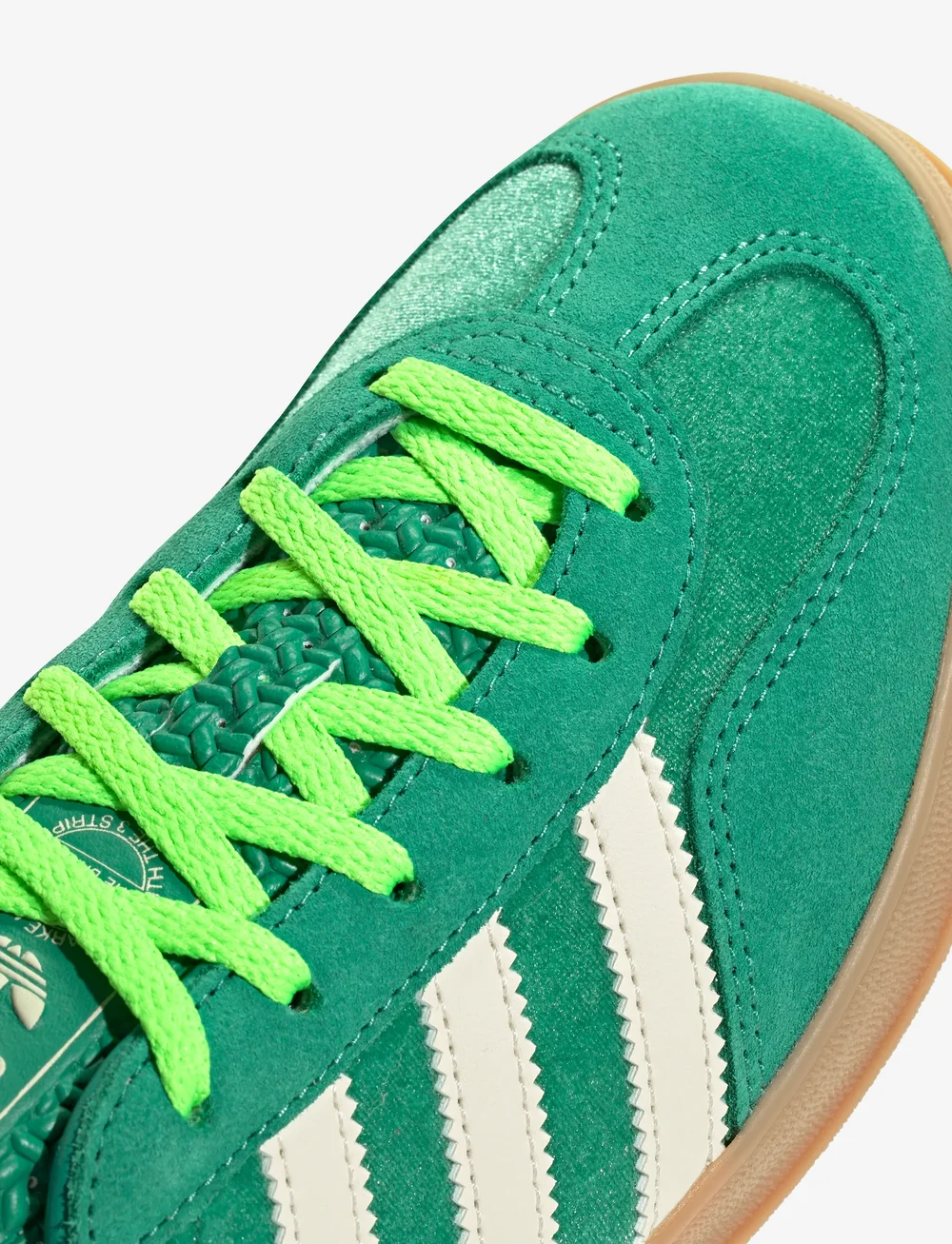 adidas Originals - GAZELLE INDOOR W - niedrige sneakers - secogr/crewht/sgreen - 5