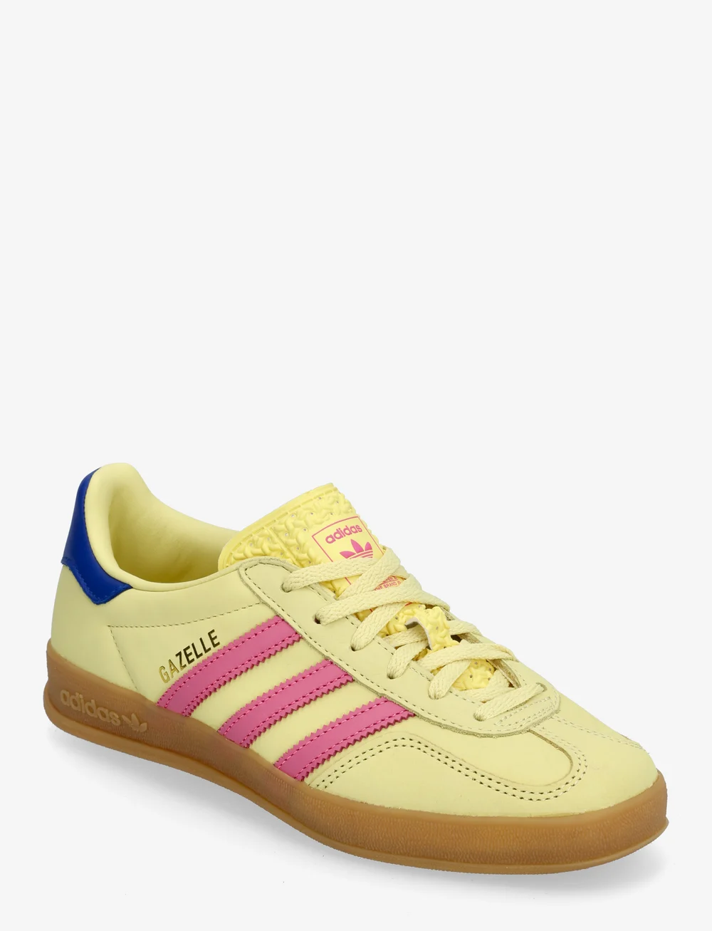 adidas Originals - GAZELLE INDOOR W - niedrige sneakers - powyel/lucpnk/royblu - 0