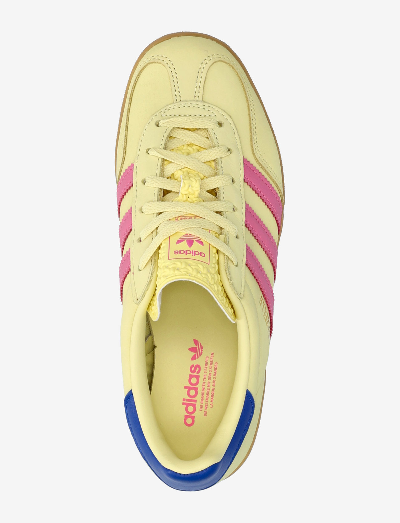 adidas Originals - GAZELLE INDOOR W - lave sneakers - powyel/lucpnk/royblu - 3