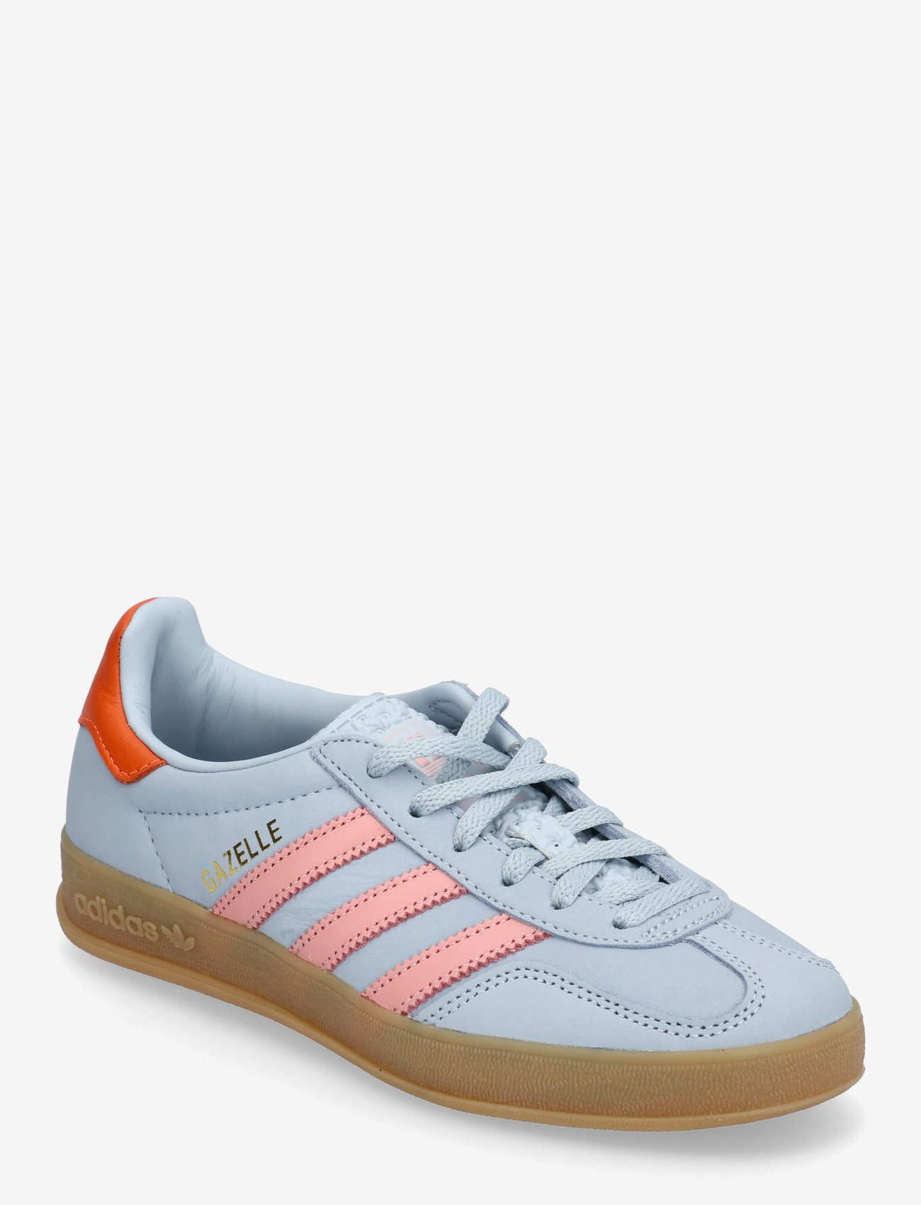 adidas Originals - GAZELLE INDOOR W - låga sneakers - wonblu/sorang/gum3 - 0
