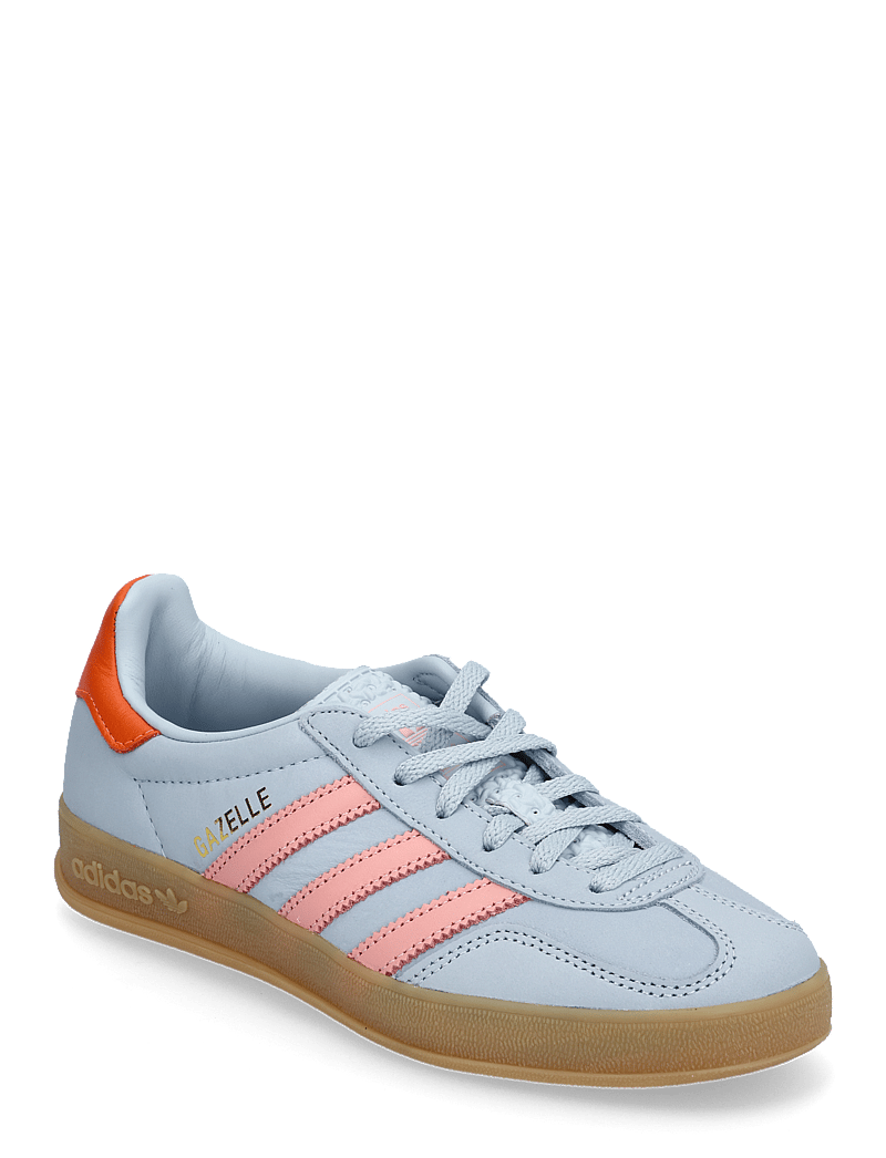adidas Originals - GAZELLE INDOOR W - lave sneakers - wonblu/sorang/gum3 - 0