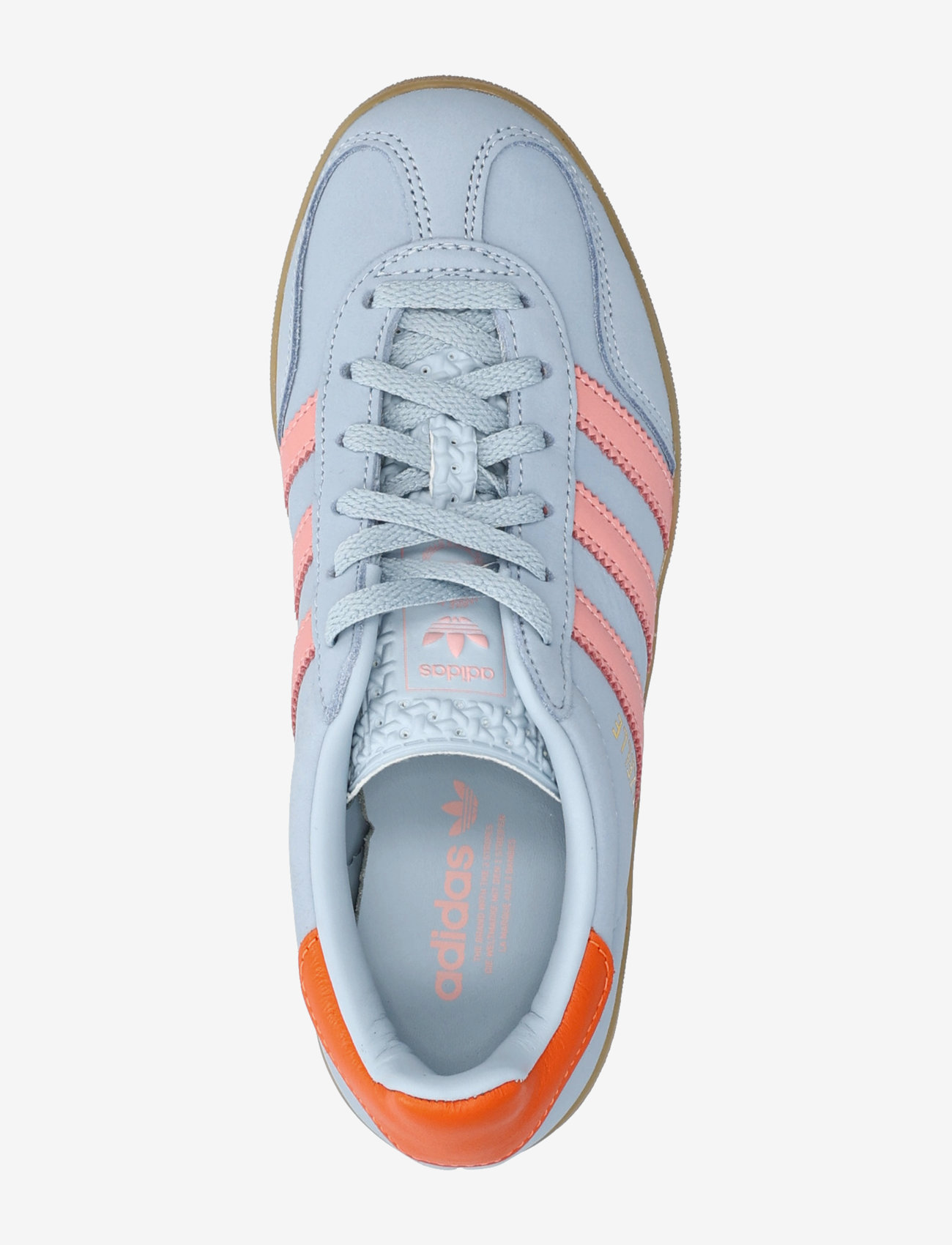 adidas Originals - GAZELLE INDOOR W - låga sneakers - wonblu/sorang/gum3 - 3