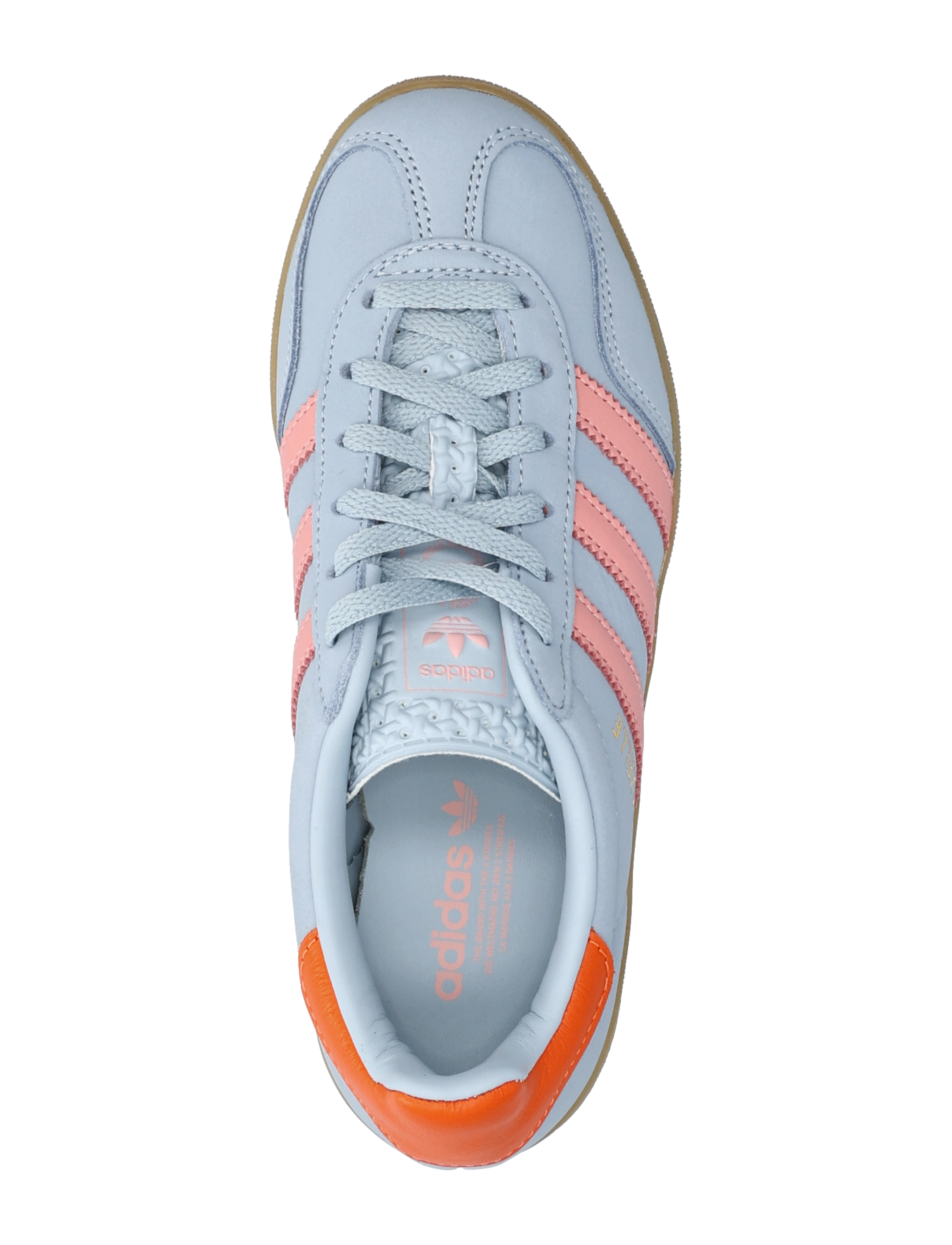 adidas Originals - GAZELLE INDOOR W - lave sneakers - wonblu/sorang/gum3 - 3