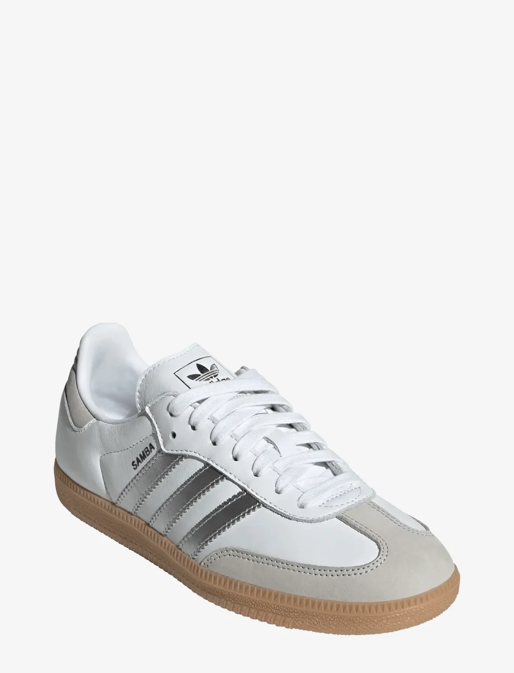 adidas Originals - SAMBA OG W - låga sneakers - ftwwht/silvmt/greone - 0