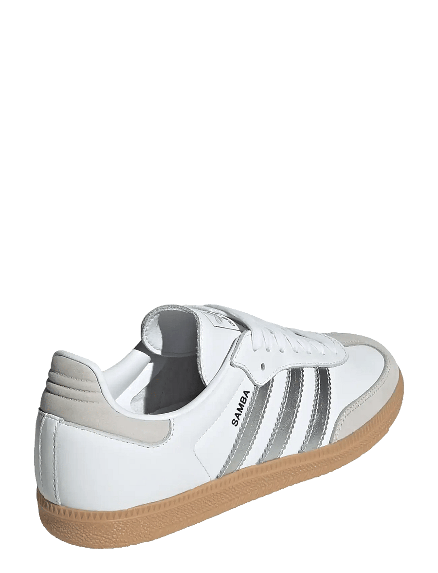 adidas Originals - SAMBA OG W - baskets basses - ftwwht/silvmt/greone - 3