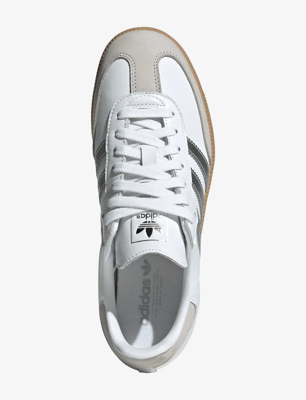 adidas Originals - SAMBA OG W - låga sneakers - ftwwht/silvmt/greone - 4