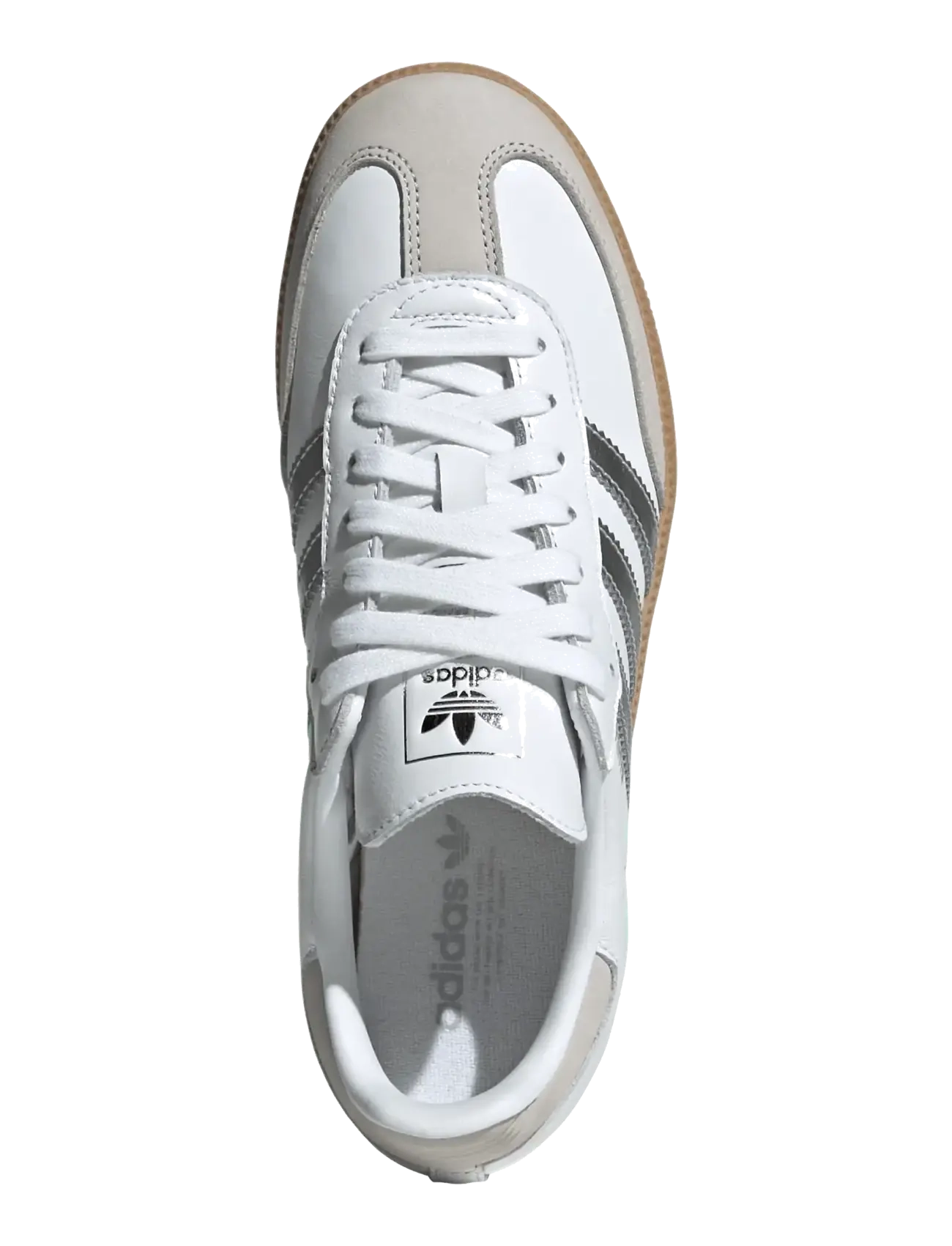 adidas Originals - SAMBA OG W - low top sneakers - ftwwht/silvmt/greone - 4