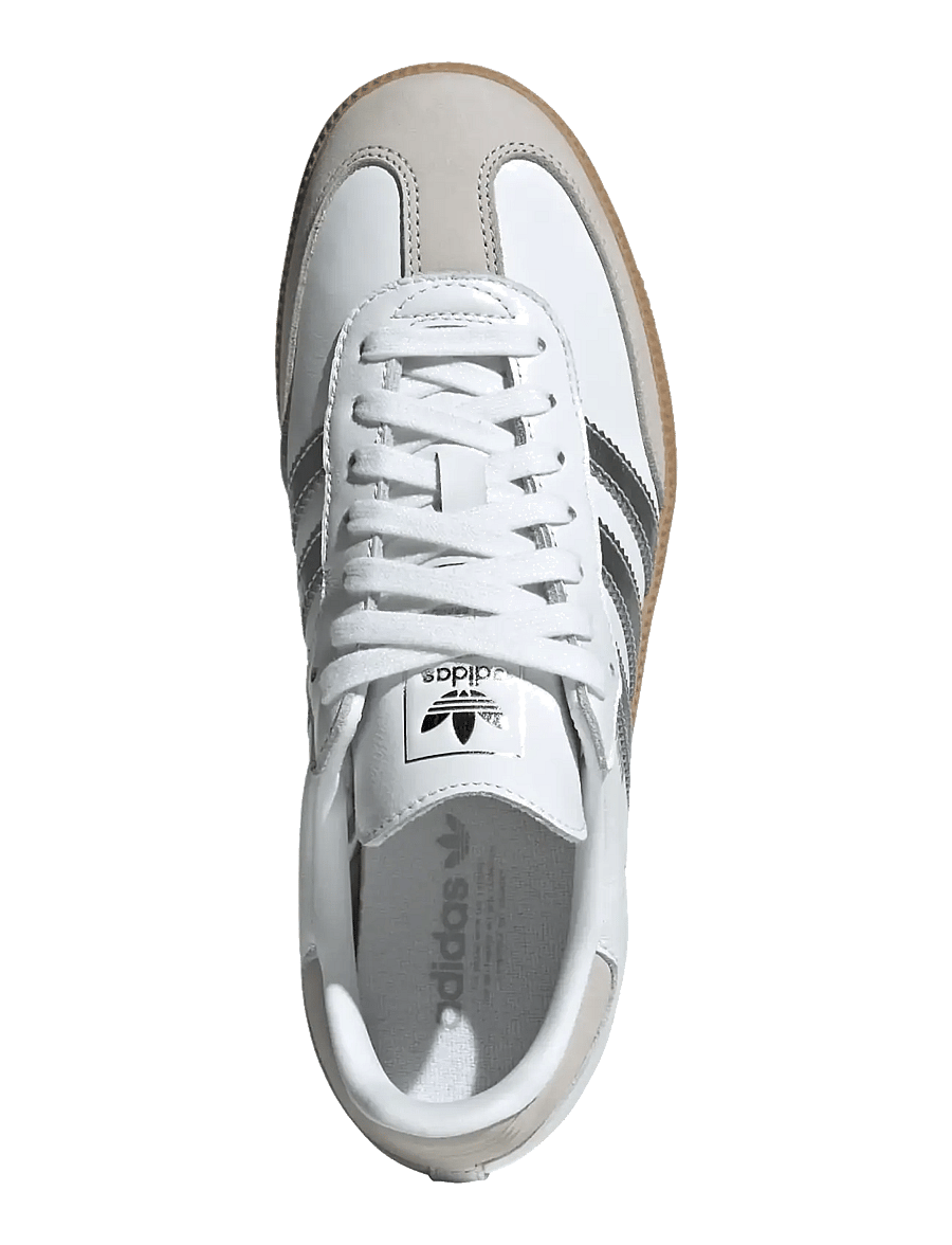 adidas Originals - SAMBA OG W - baskets basses - ftwwht/silvmt/greone - 4