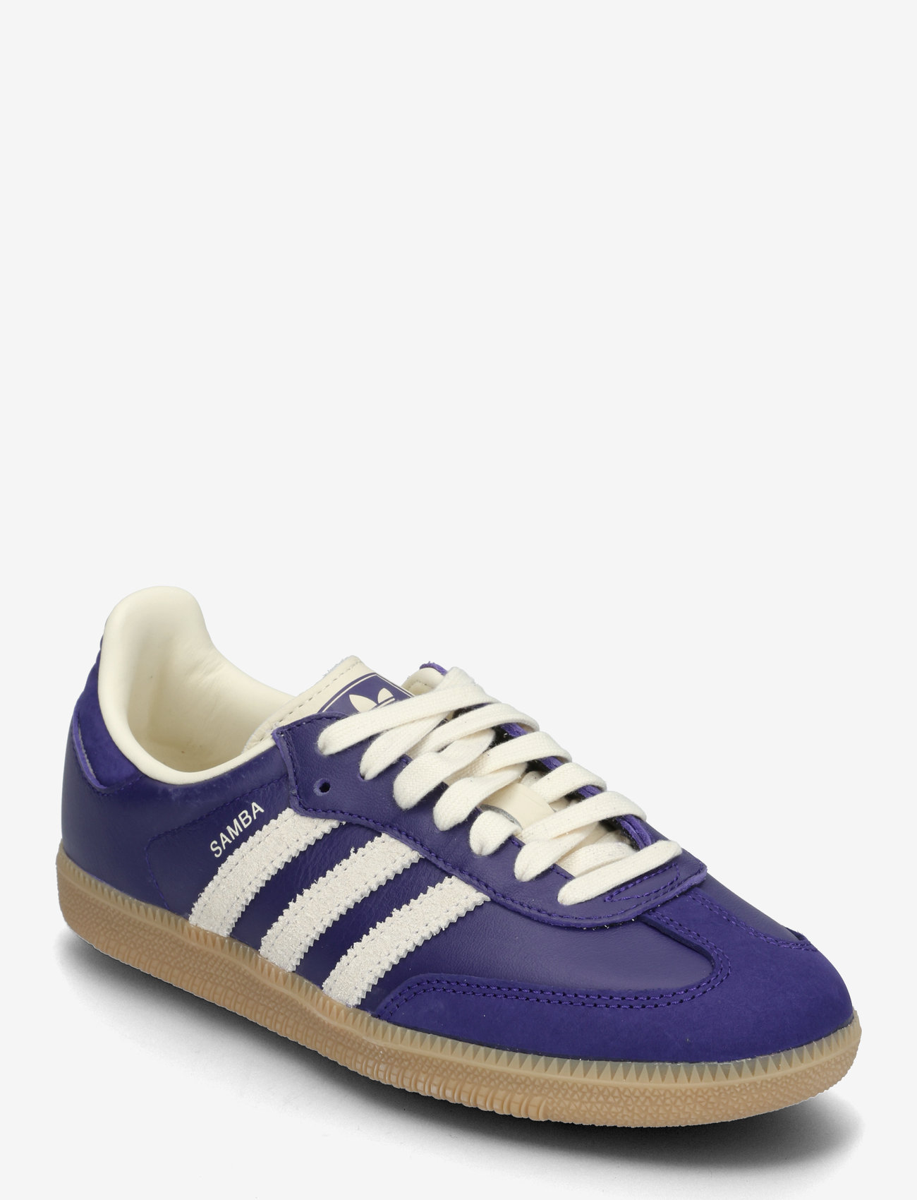 adidas Originals - SAMBA OG W - låga sneakers - cpurpl/crewht/gum3 - 0