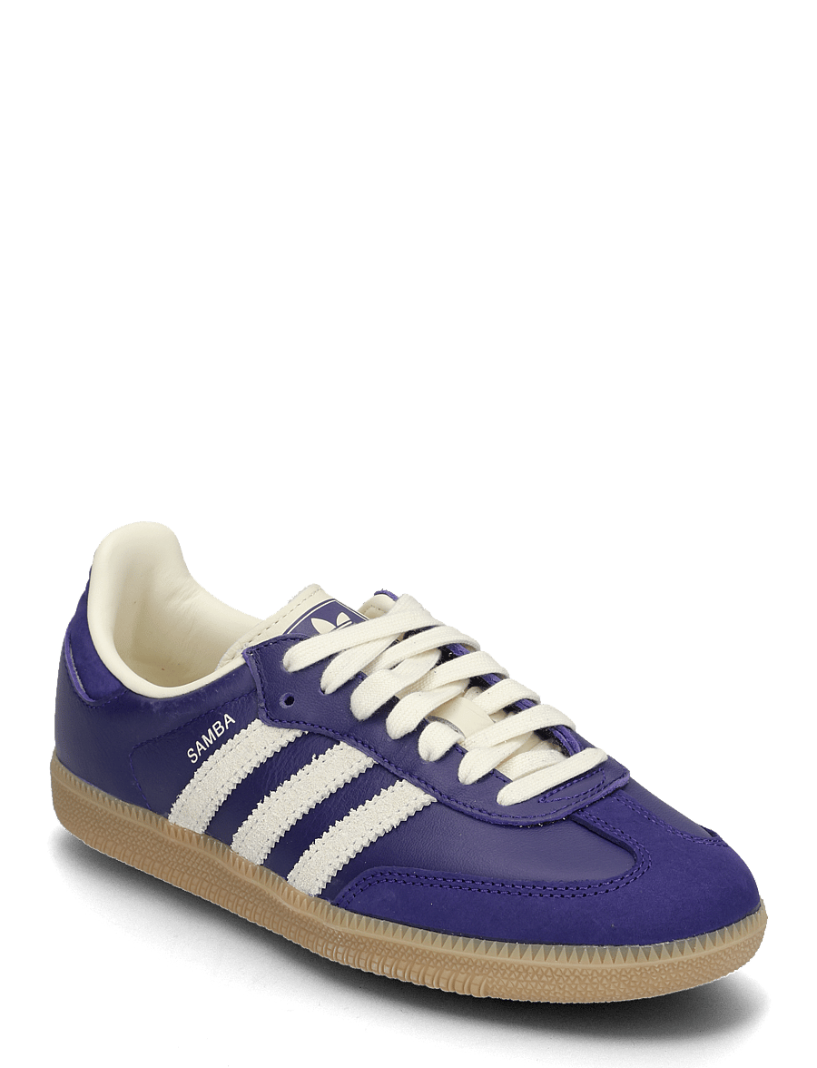 adidas Originals - SAMBA OG W - baskets basses - cpurpl/crewht/gum3 - 0