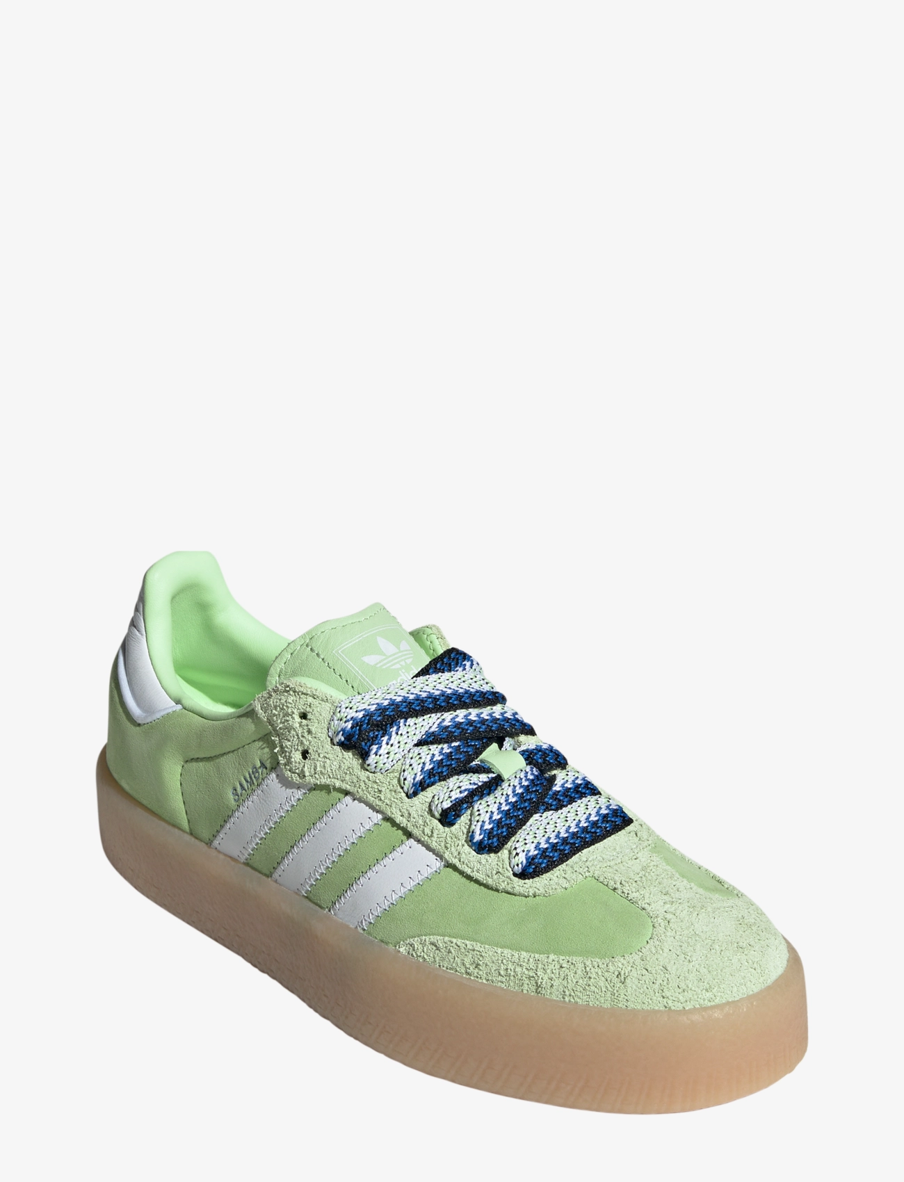adidas Originals SAMBAE W - Sko - SEGRSP/FTWWHT/WONBLU / green