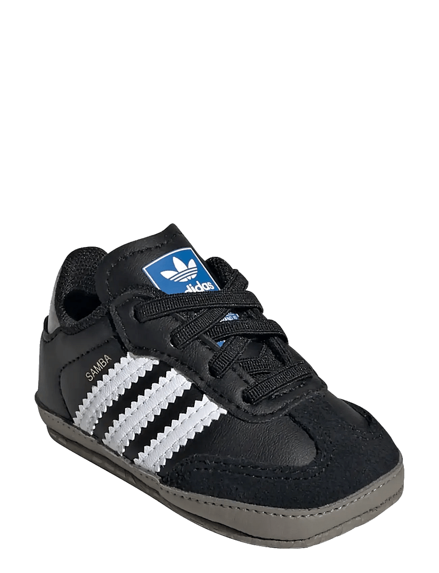 adidas Originals - SAMBA CRIB - niedriger schnitt - cblack/ftwwht/blubir - 0
