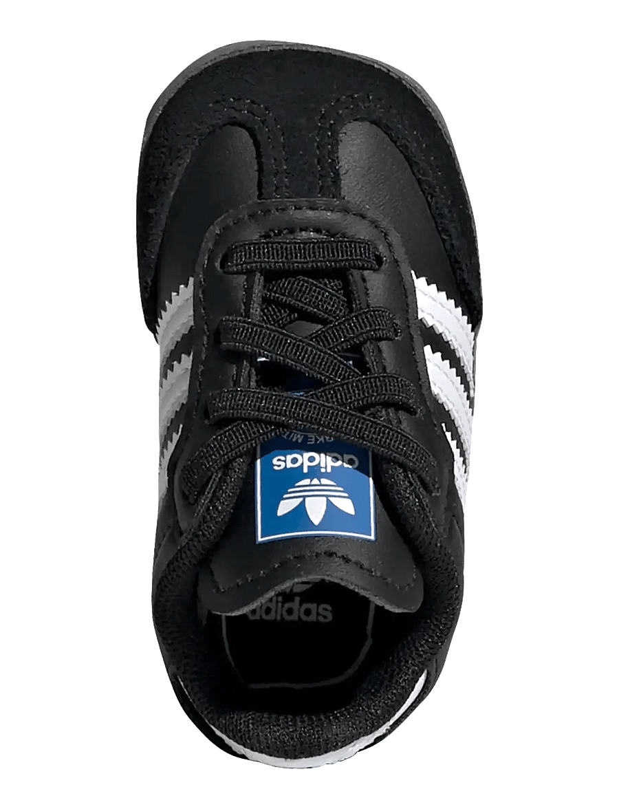 adidas Originals - SAMBA CRIB - niedriger schnitt - cblack/ftwwht/blubir - 4