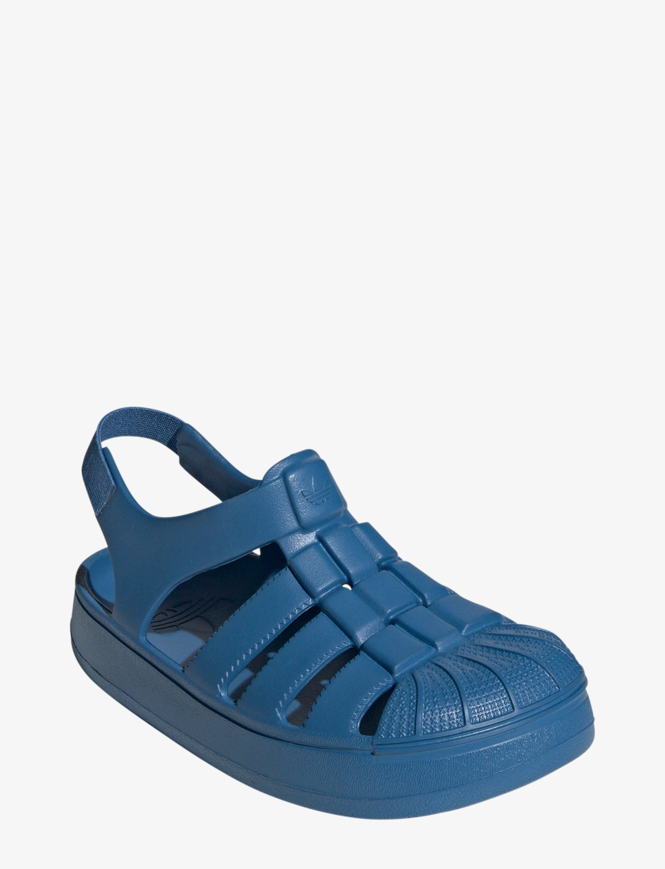 adidas Originals SUPERSTAR SANDAL C - Sandaler - FOCBLU/FOCBLU/FOCBLU / blue