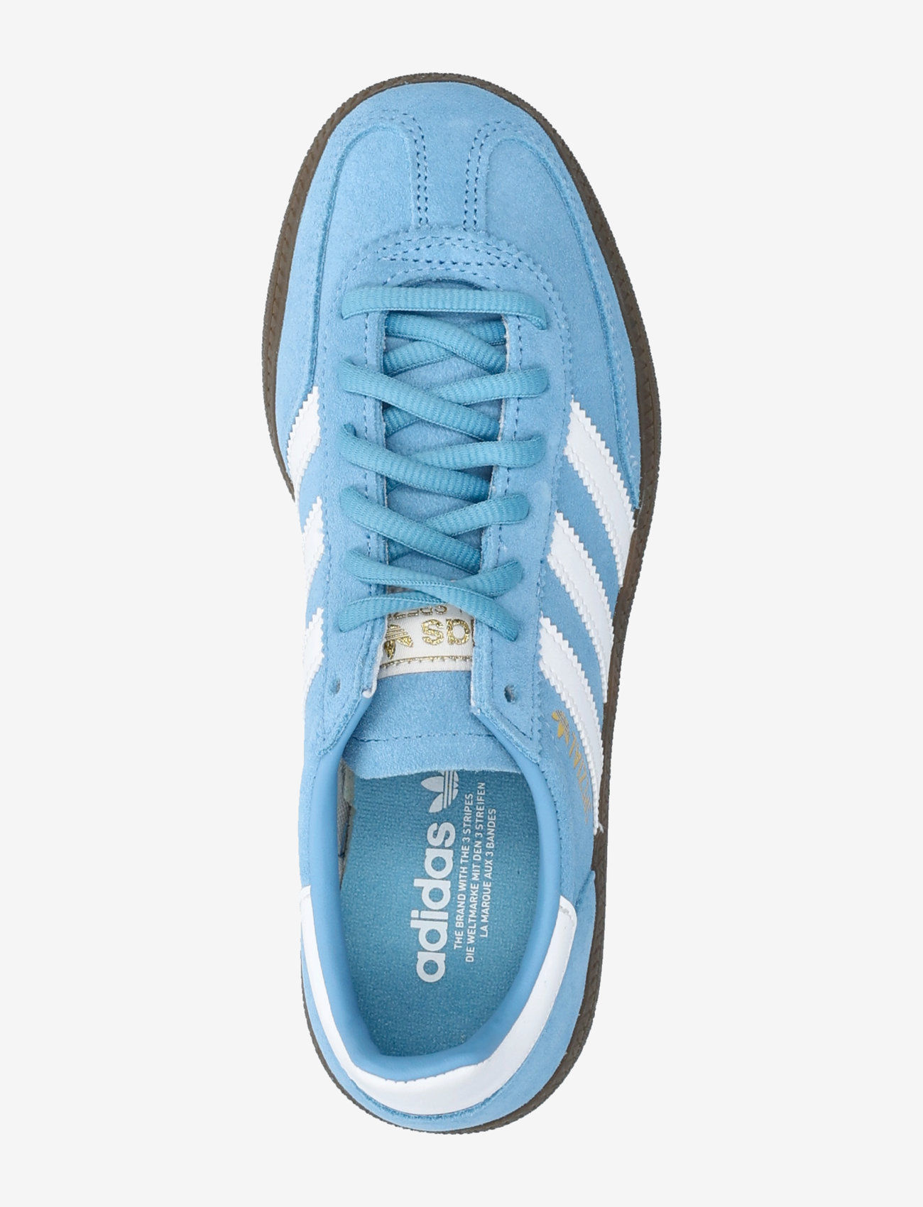 adidas Originals - HANDBALL SPEZIAL J - låga sneakers - ltblue/ftwwht/gum5 - 3