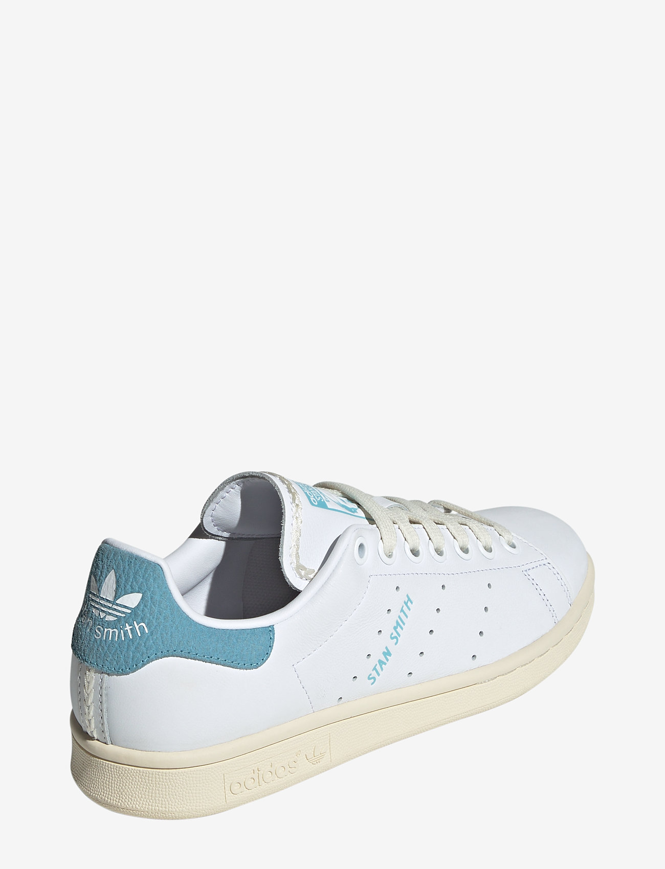 adidas Originals - STAN SMITH W - niedrige sneakers - ftwwht/preblu/crewht - 3