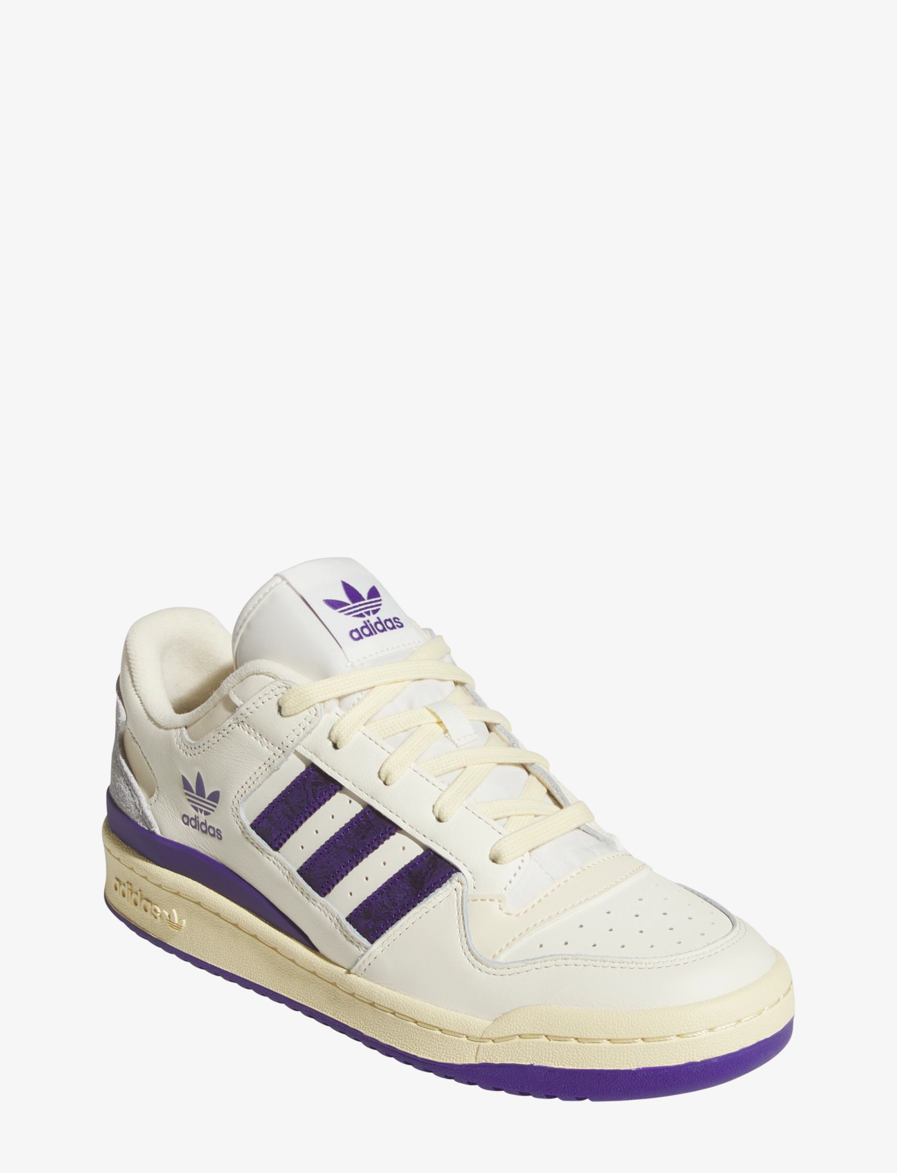 adidas Originals FORUM LOW CL - adidas - CREWHT/CPURPL/WARVAN / white