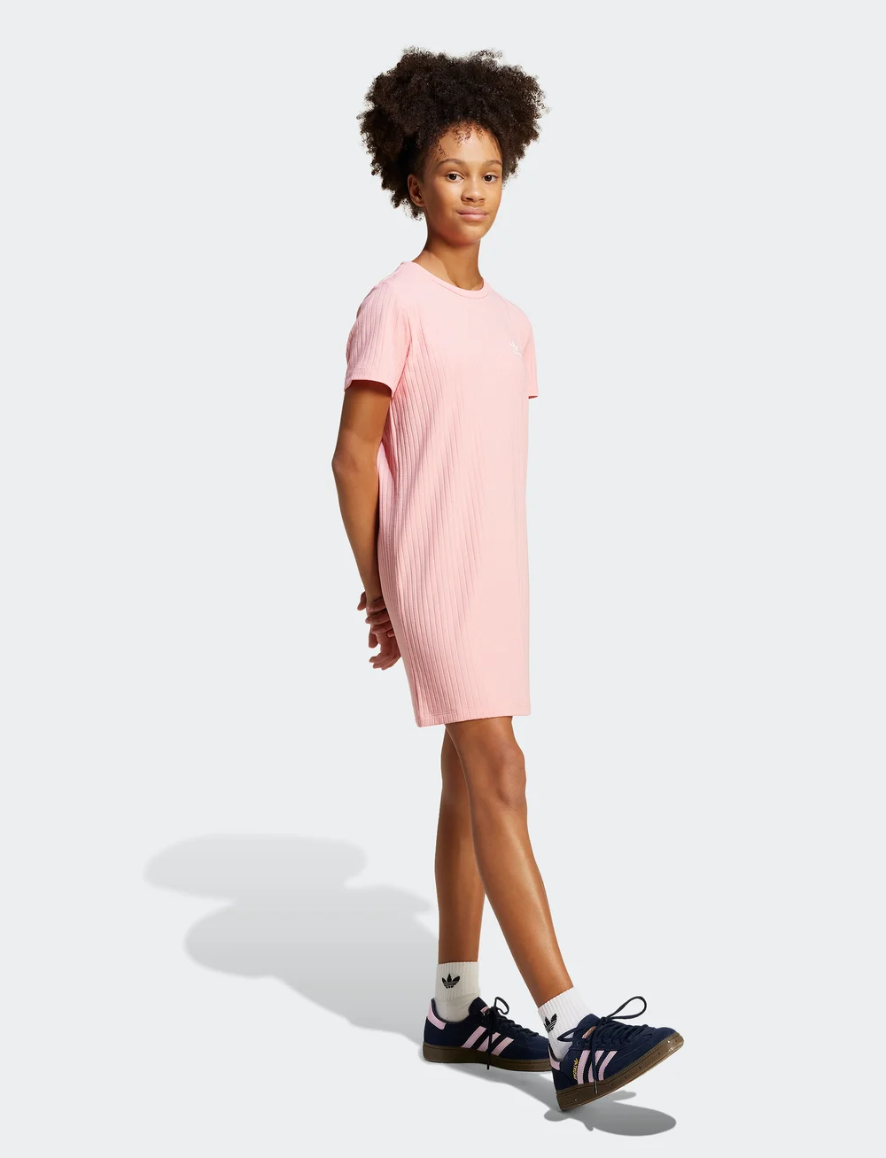 adidas Originals - RIB DRESS - kortærmede hverdagskjoler - sepisp - 5