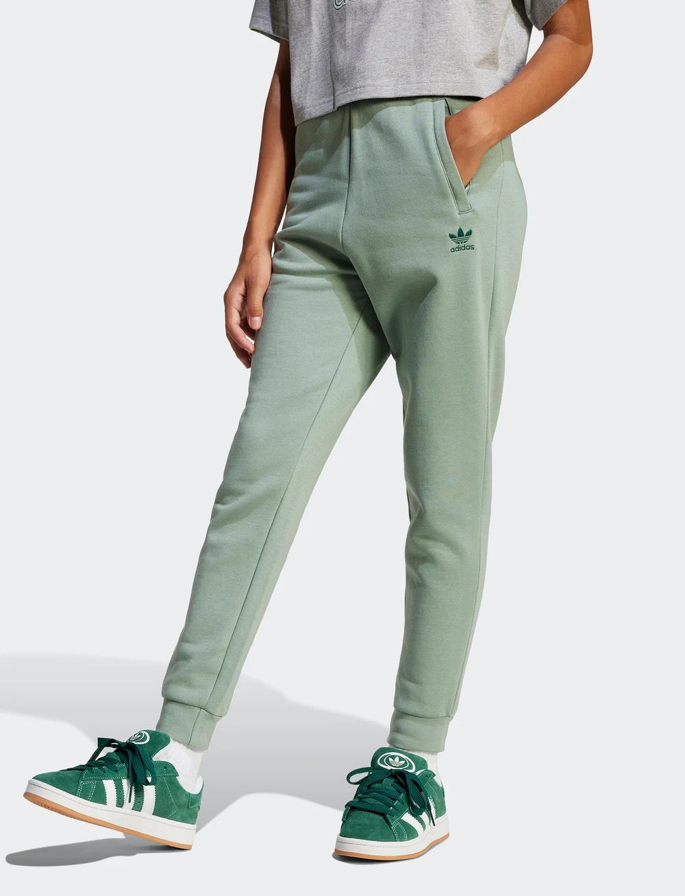 adidas Originals - PANTS - jogginghosen - silgrn - 4