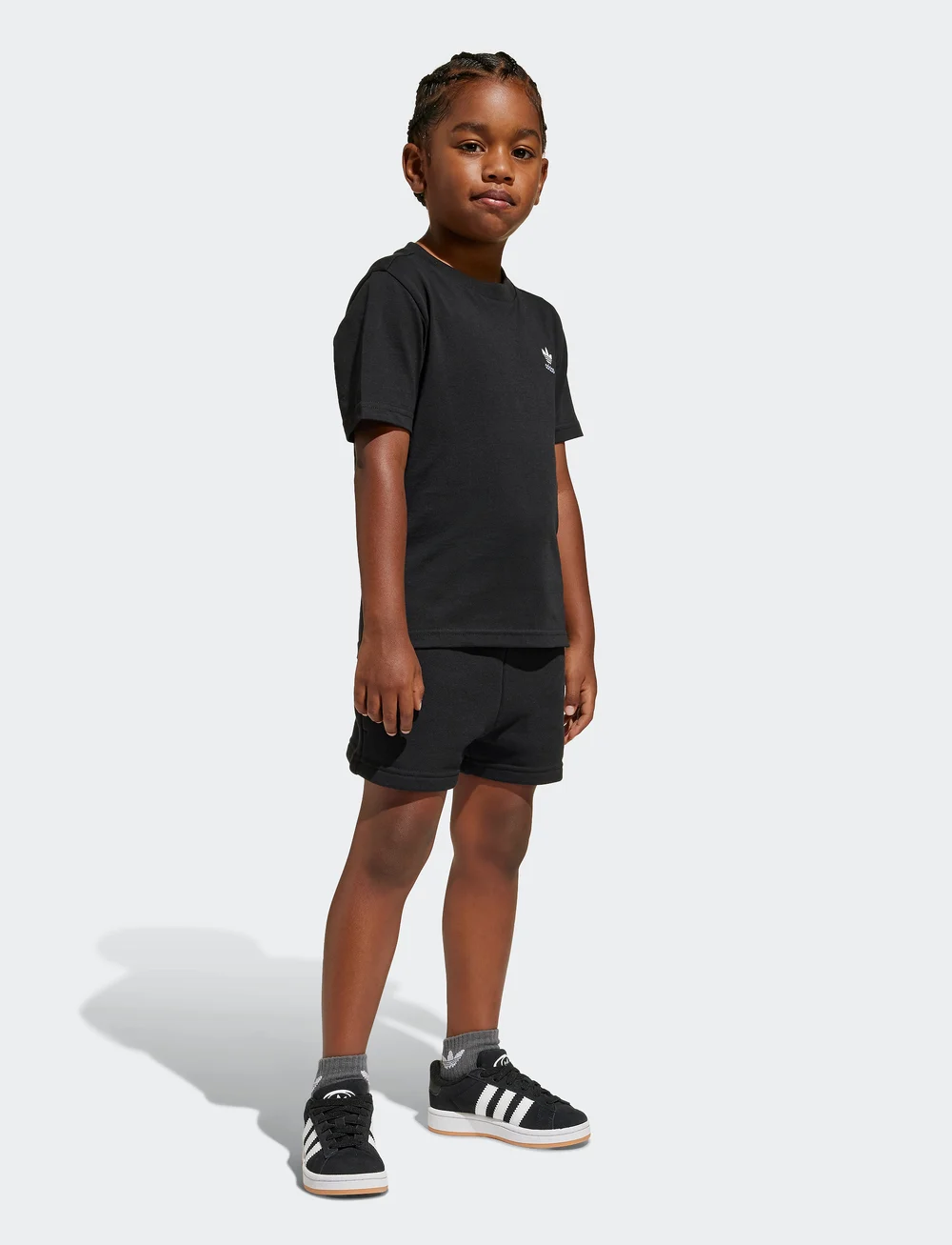 adidas Originals - SHORT TEE SET - 2-piece sets - black - 0