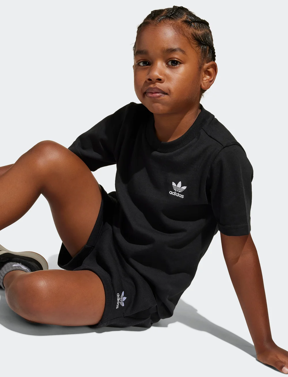 adidas Originals - SHORT TEE SET - 2-piece sets - black - 3