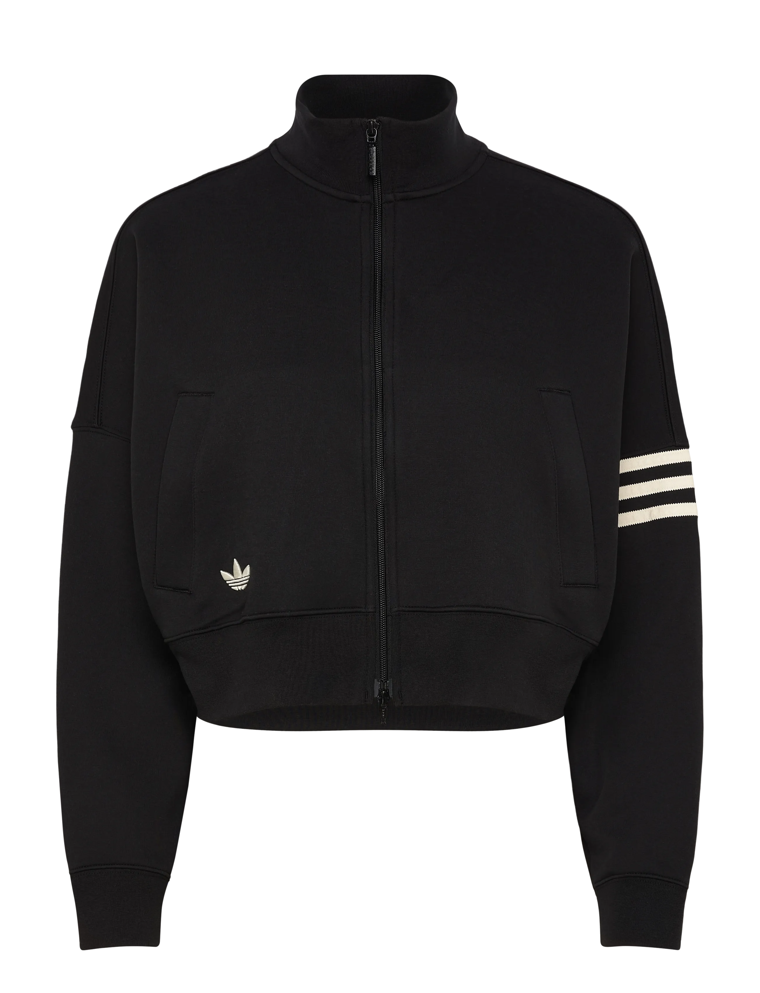 adidas Originals NEUCL TRACKTOP - Sweatshirts - BLACK/CREWHT / black