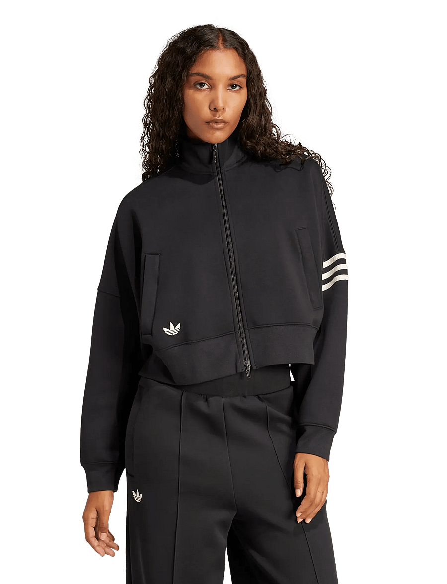 adidas Originals - NEUCL TRACKTOP - tops - black/crewht - 4
