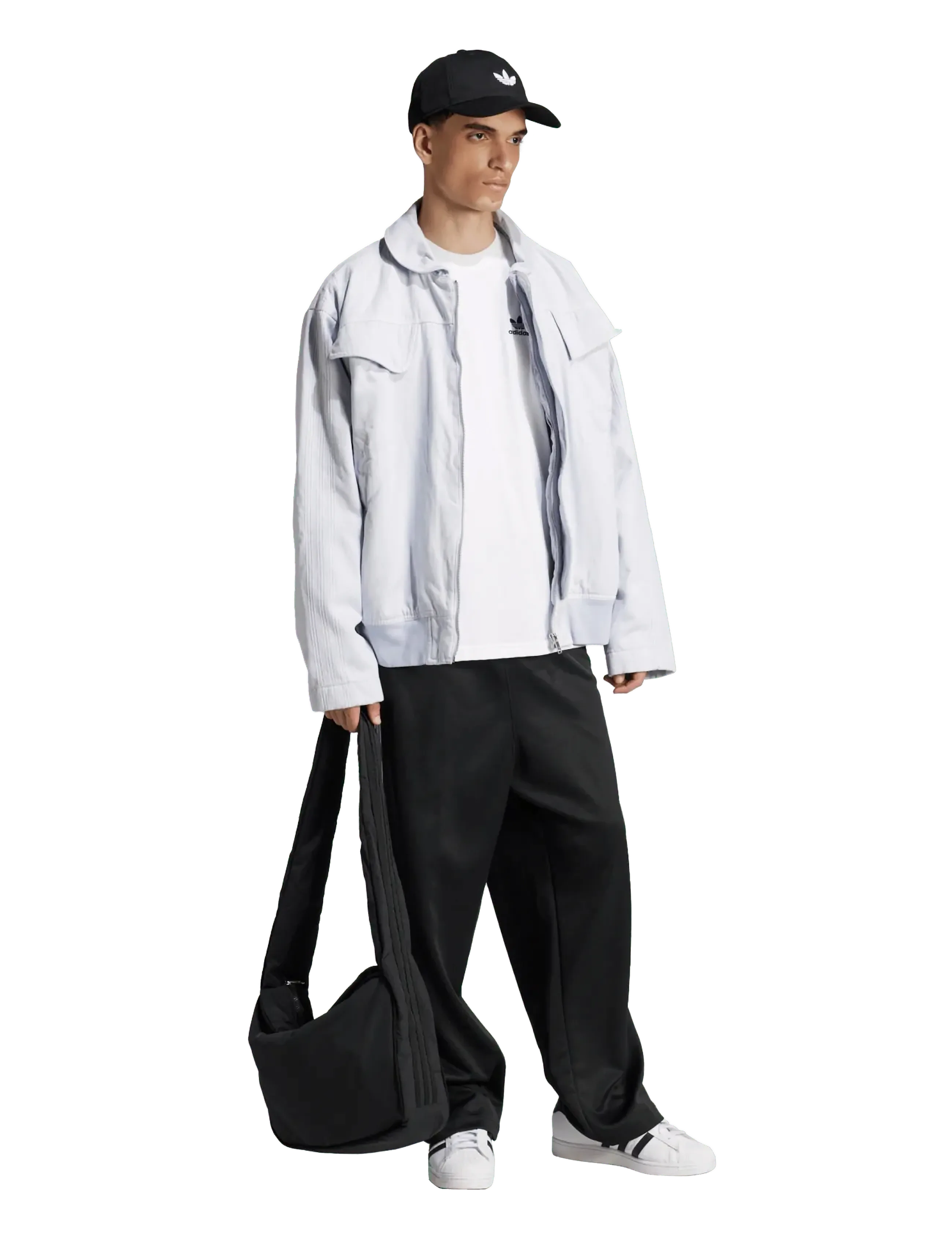 adidas Originals TREFOIL ESS TEE - T-shirts - WHITE / white