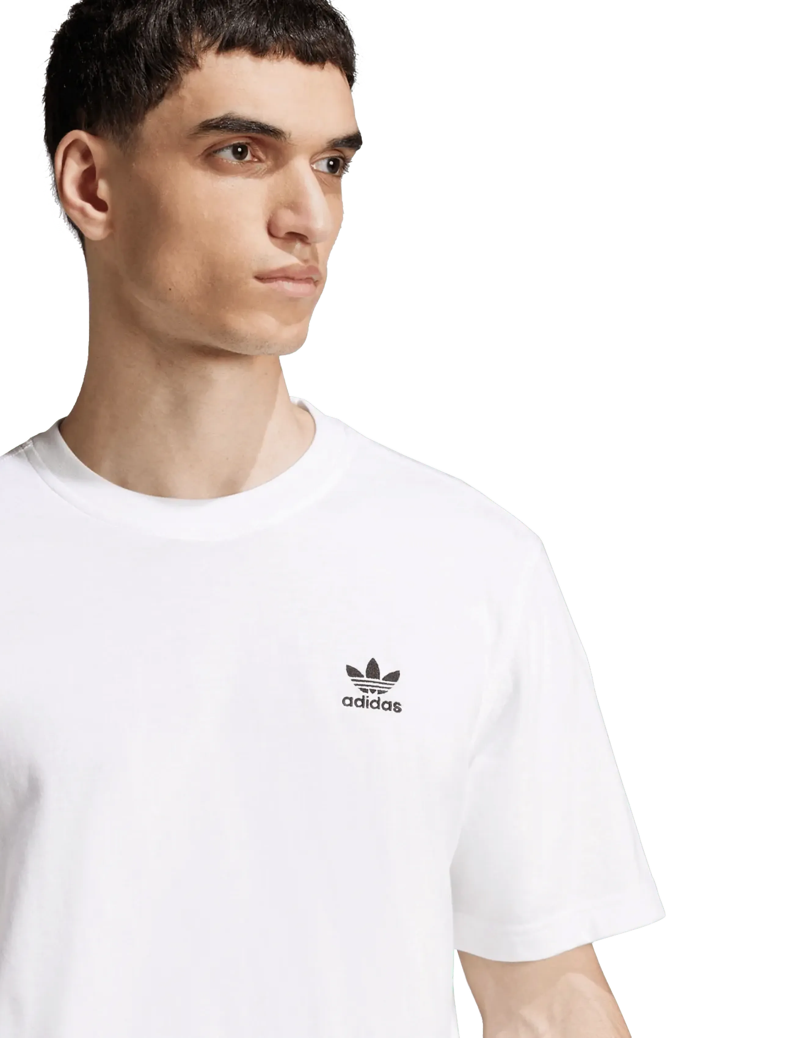 adidas Originals - TREFOIL ESS TEE - oberteile & t-shirts - white - 3