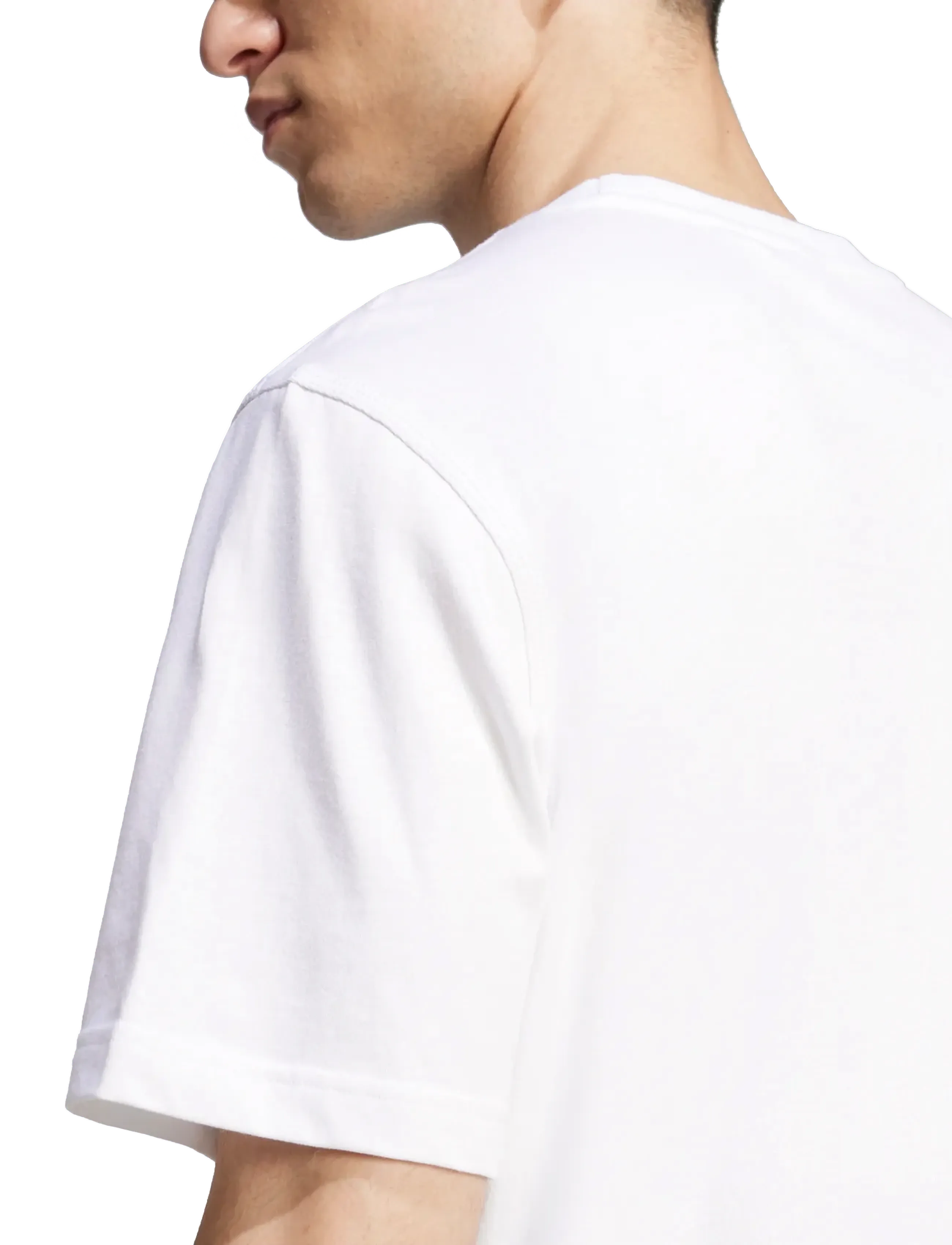adidas Originals - TREFOIL ESS TEE - oberteile & t-shirts - white - 4