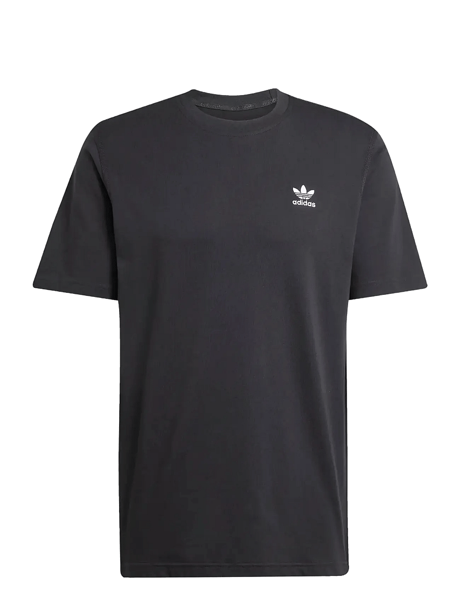 adidas Originals - TREFOIL ESS TEE - koszulki i t-shirty - black - 1