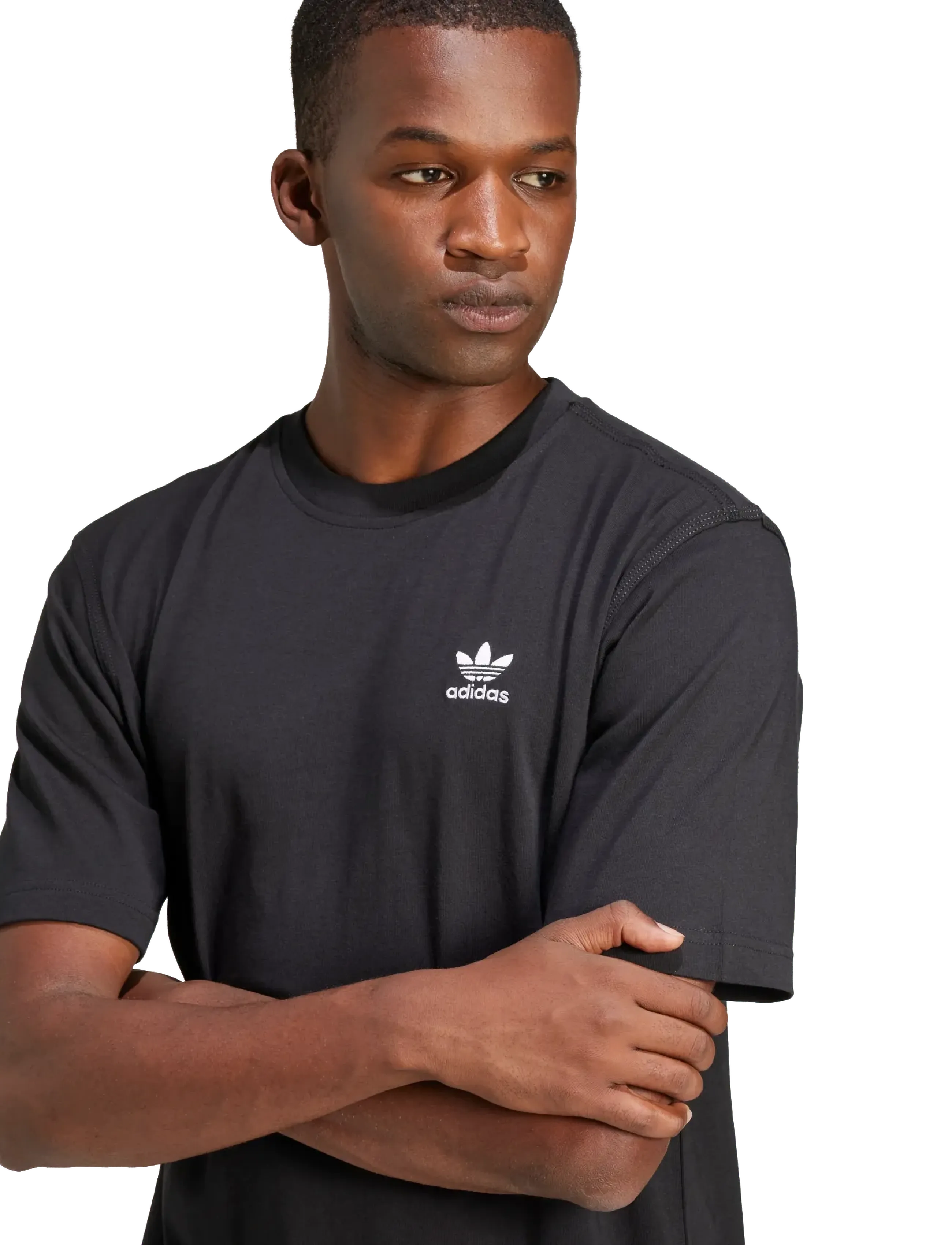 adidas Originals - TREFOIL ESS TEE - topi un t-krekli - black - 3