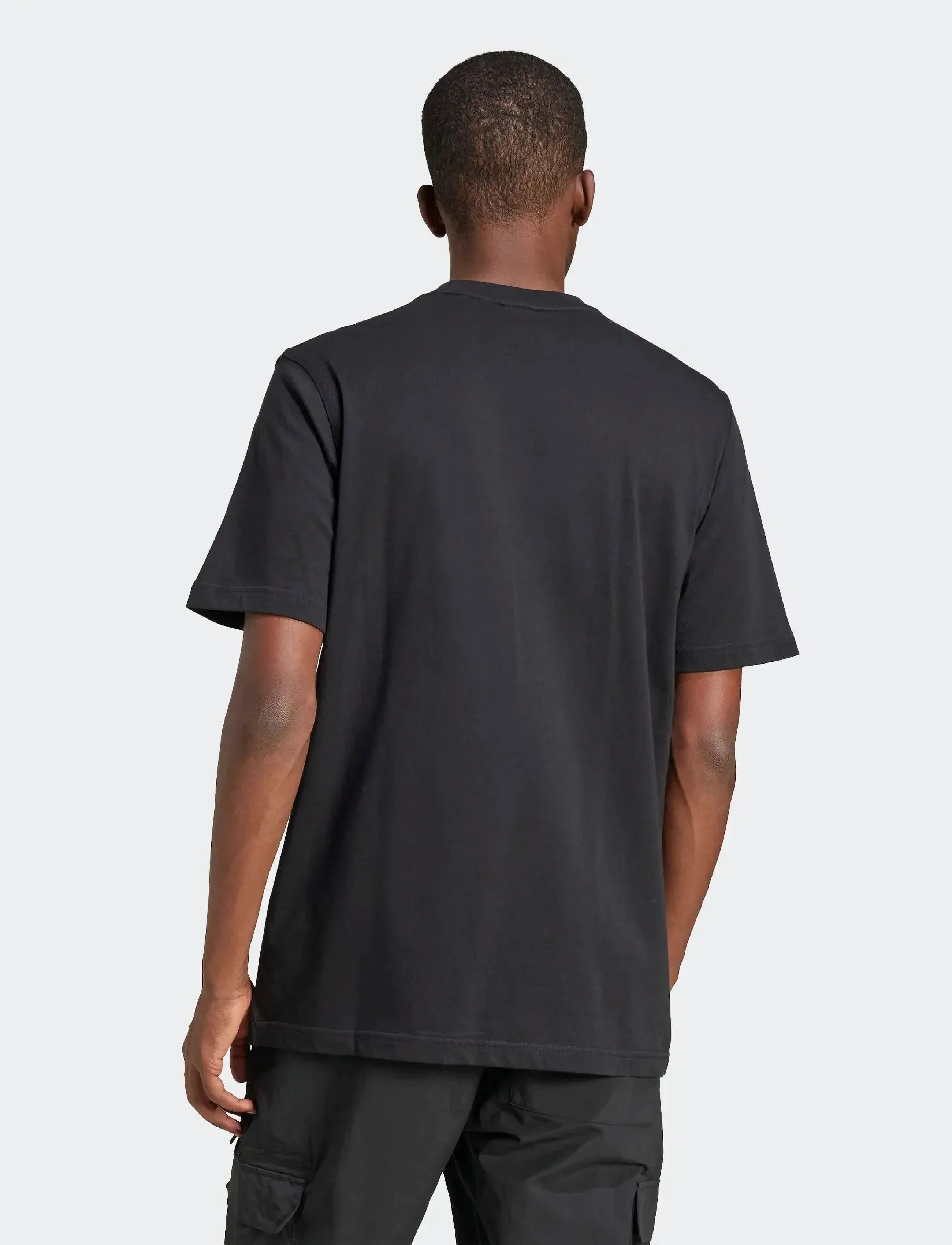adidas Originals - TREFOIL ESS TEE - topi un t-krekli - black - 4