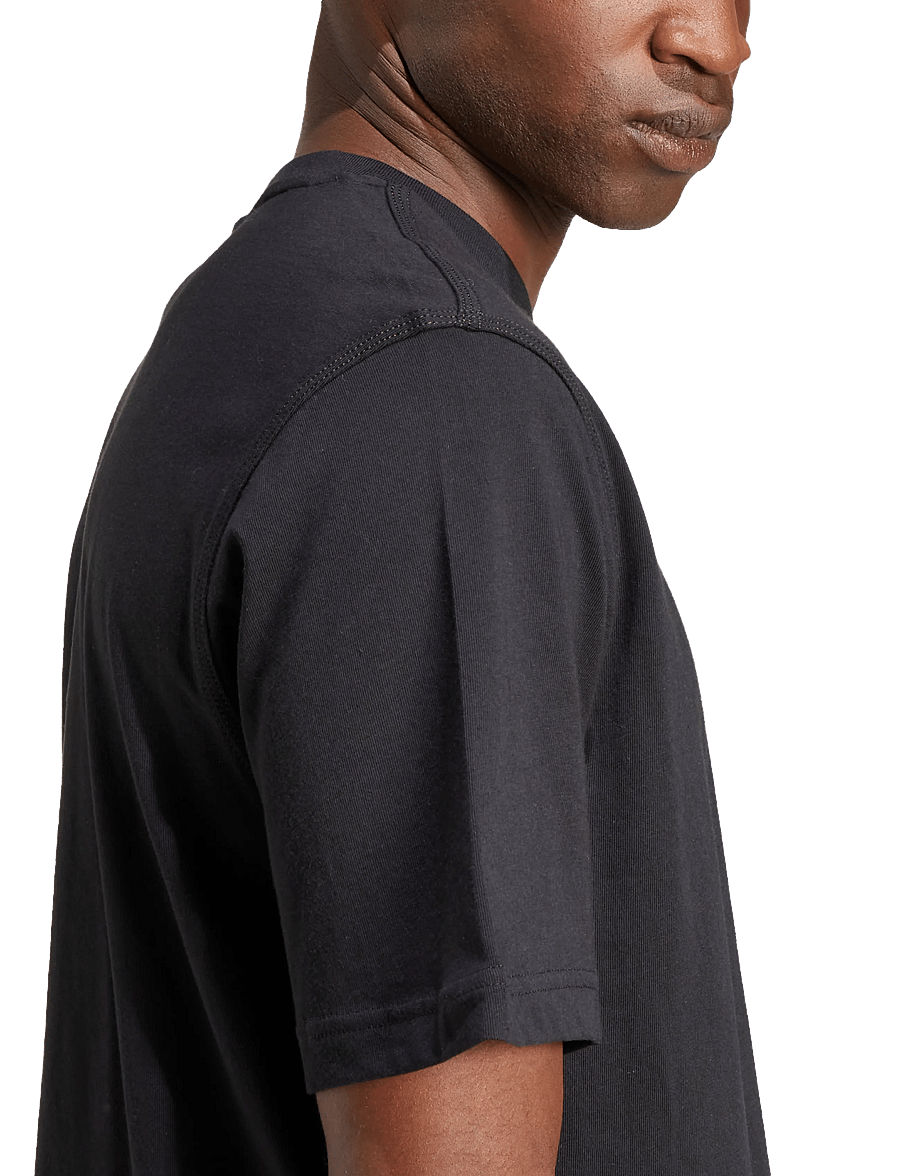 adidas Originals - TREFOIL ESS TEE - koszulki i t-shirty - black - 4