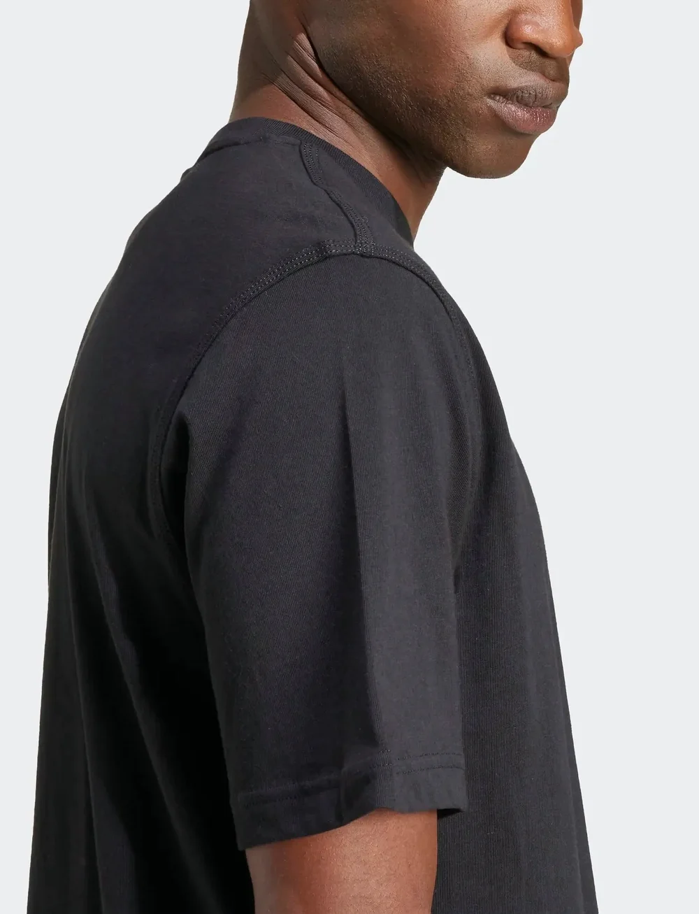 adidas Originals - TREFOIL ESS TEE - tops & t-shirts - black - 5