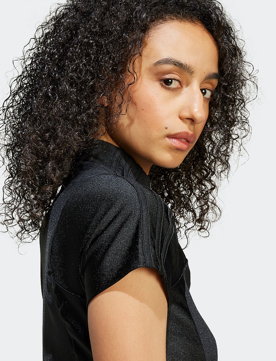 adidas Originals - ZIP CROPTOP - crop-tops - black - 5