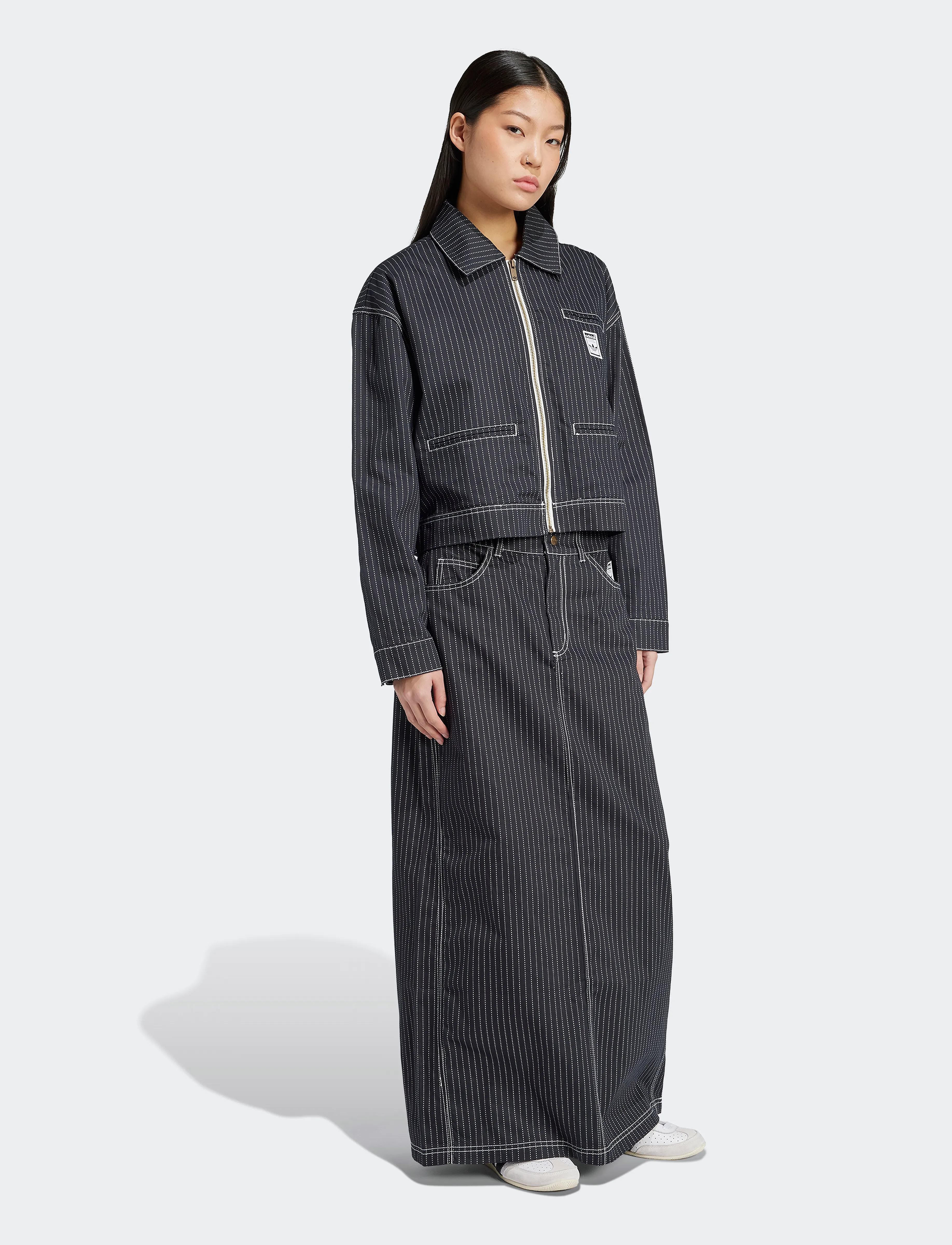 adidas Originals - AOP MAXI SKIRT - robes & jupes - carbon - 5