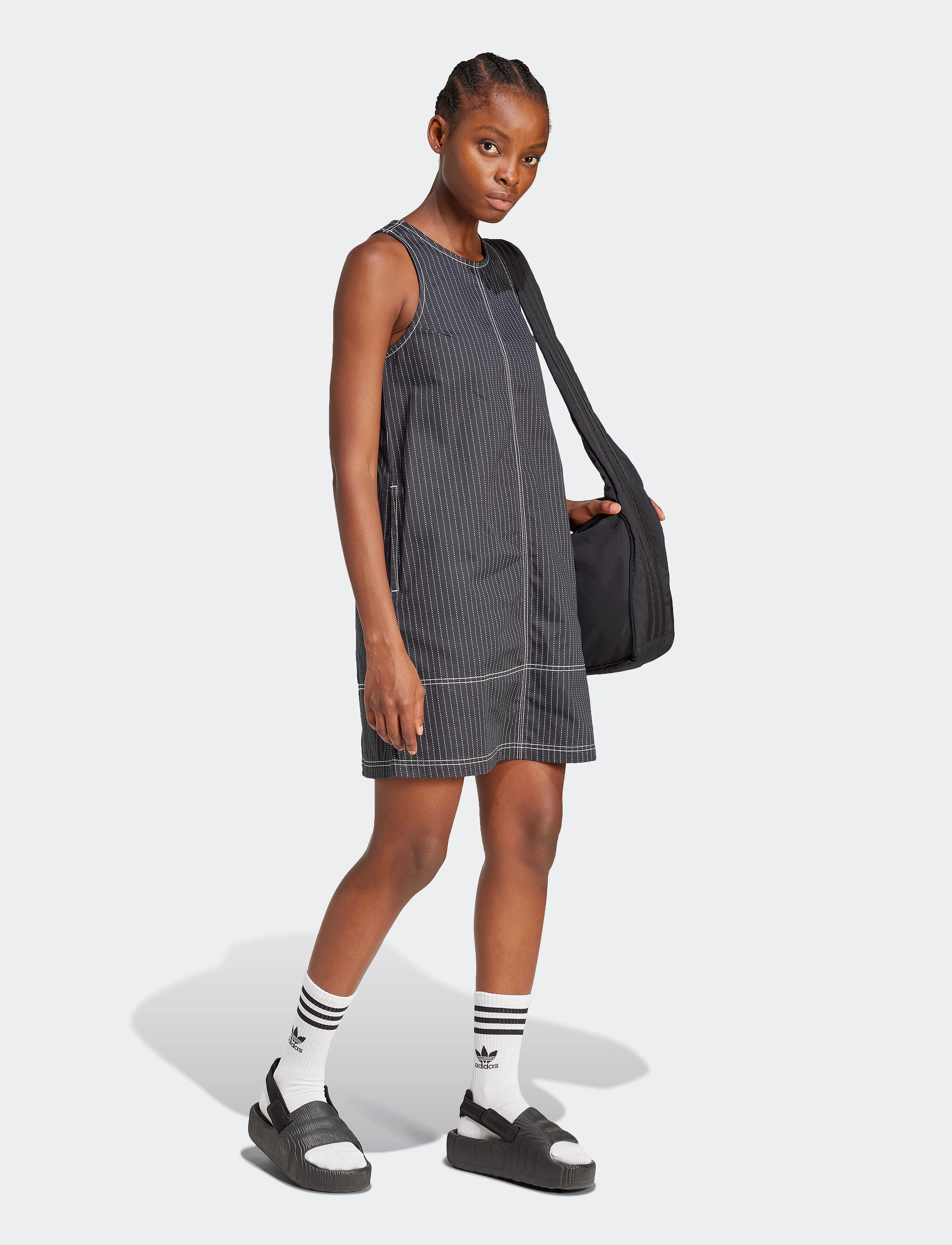 adidas Originals - AOP DRESS - kleider & röcke - carbon - 3