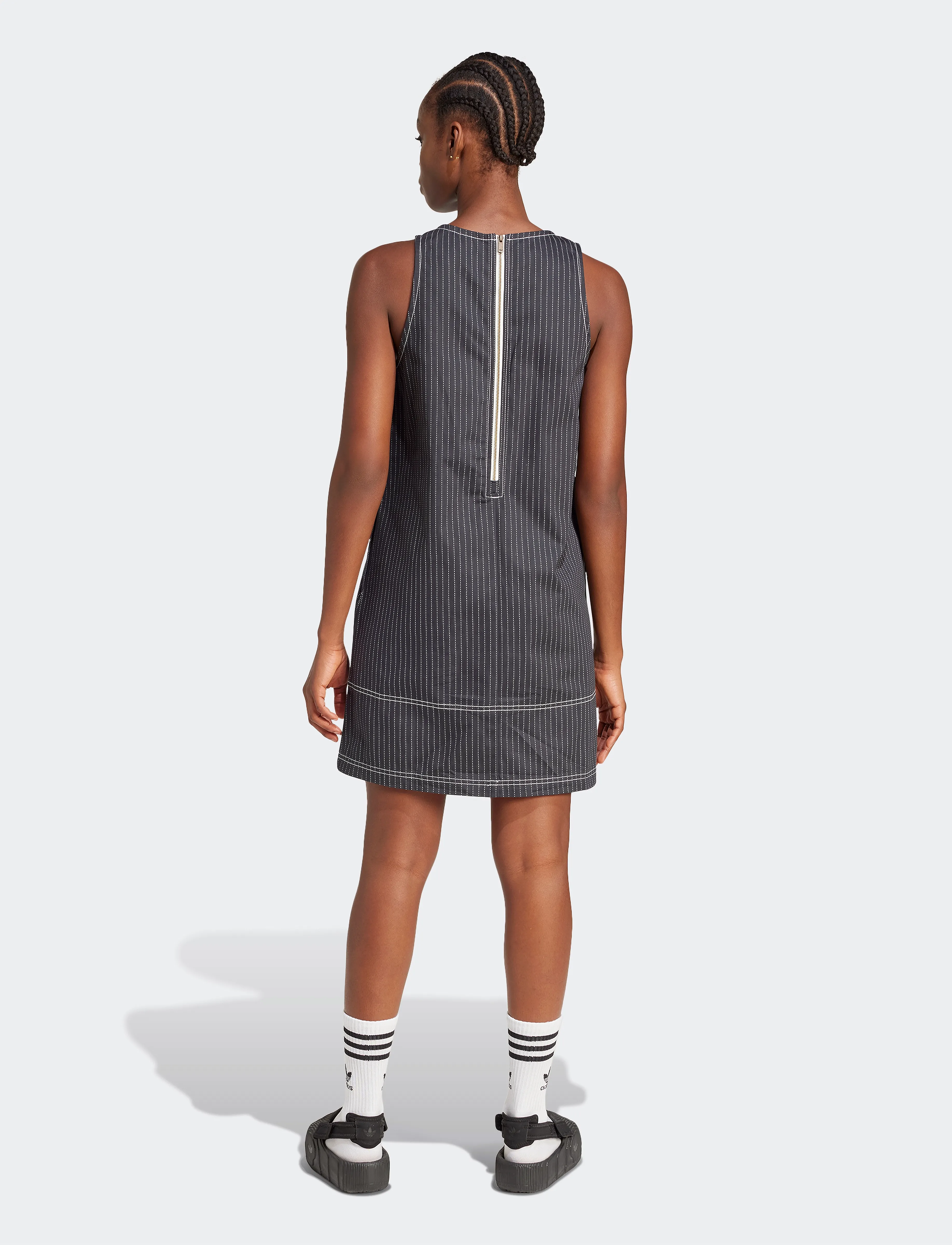 adidas Originals - AOP DRESS - kleider & röcke - carbon - 5