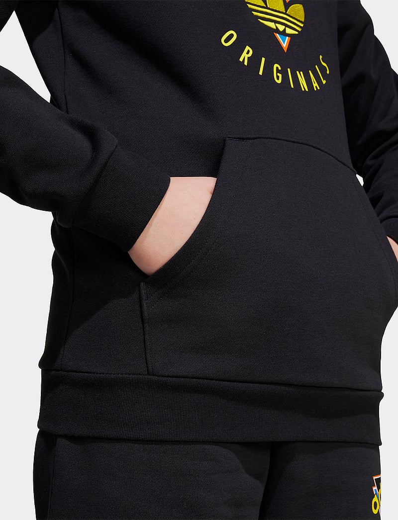 adidas Originals - HOODIE FL - kapuzenpullover - black - 3