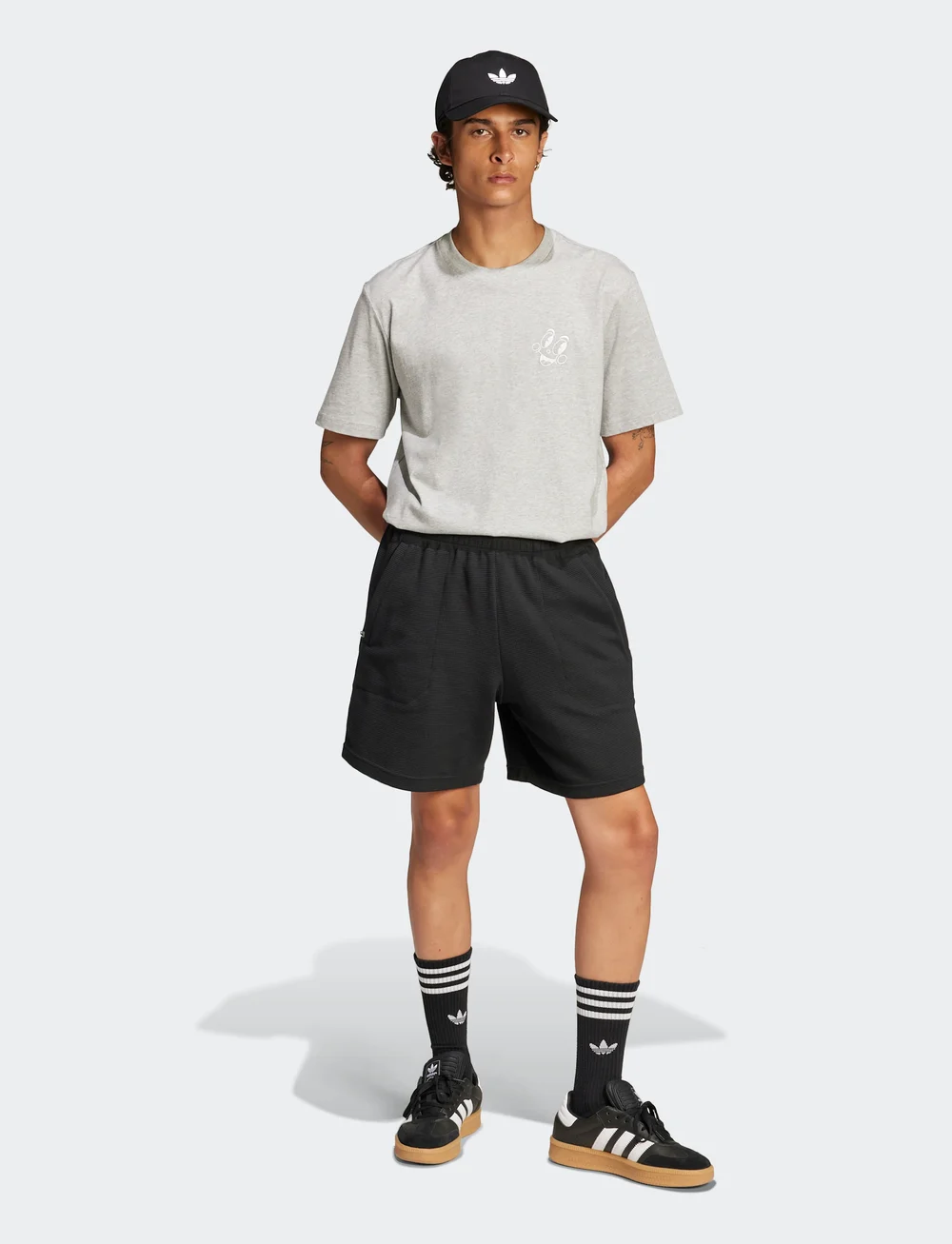 adidas Originals - TEE - tops & t-shirts - mgreyh - 0