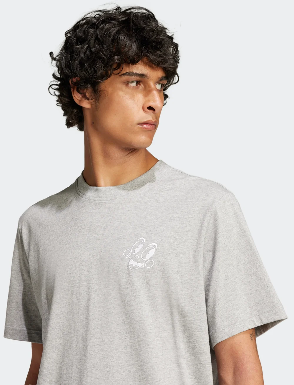 adidas Originals - TEE - tops & t-shirts - mgreyh - 4