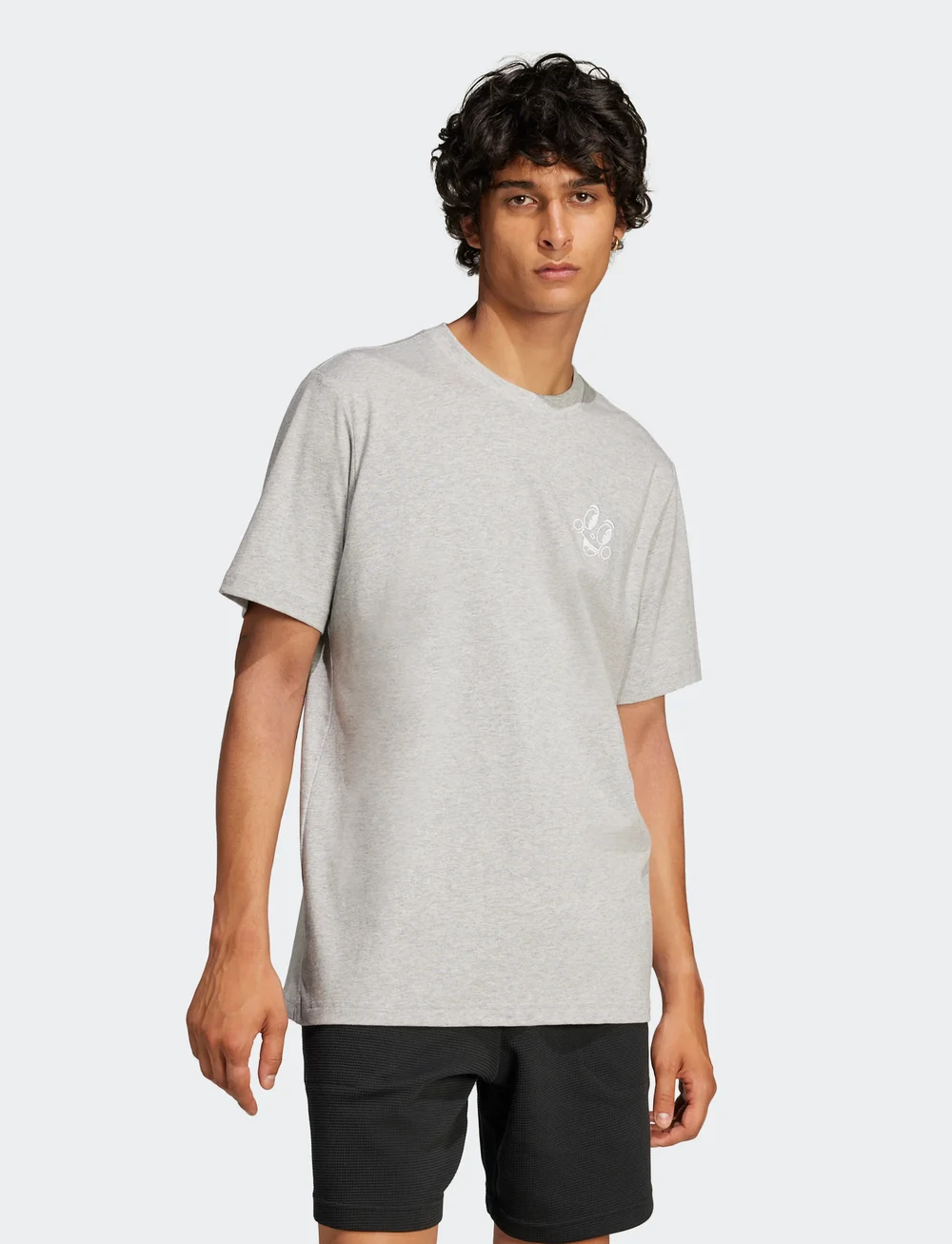 adidas Originals - TEE - tops & t-shirts - mgreyh - 5