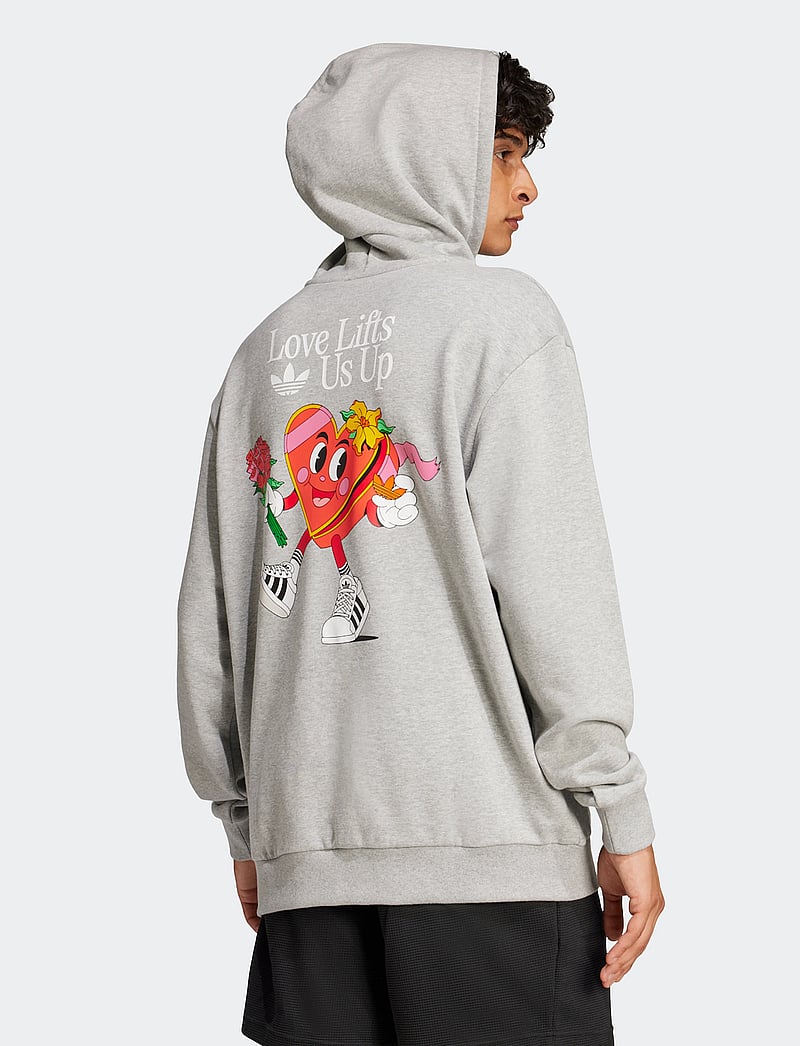 adidas Originals - HOODIE - yläosat - mgreyh - 2