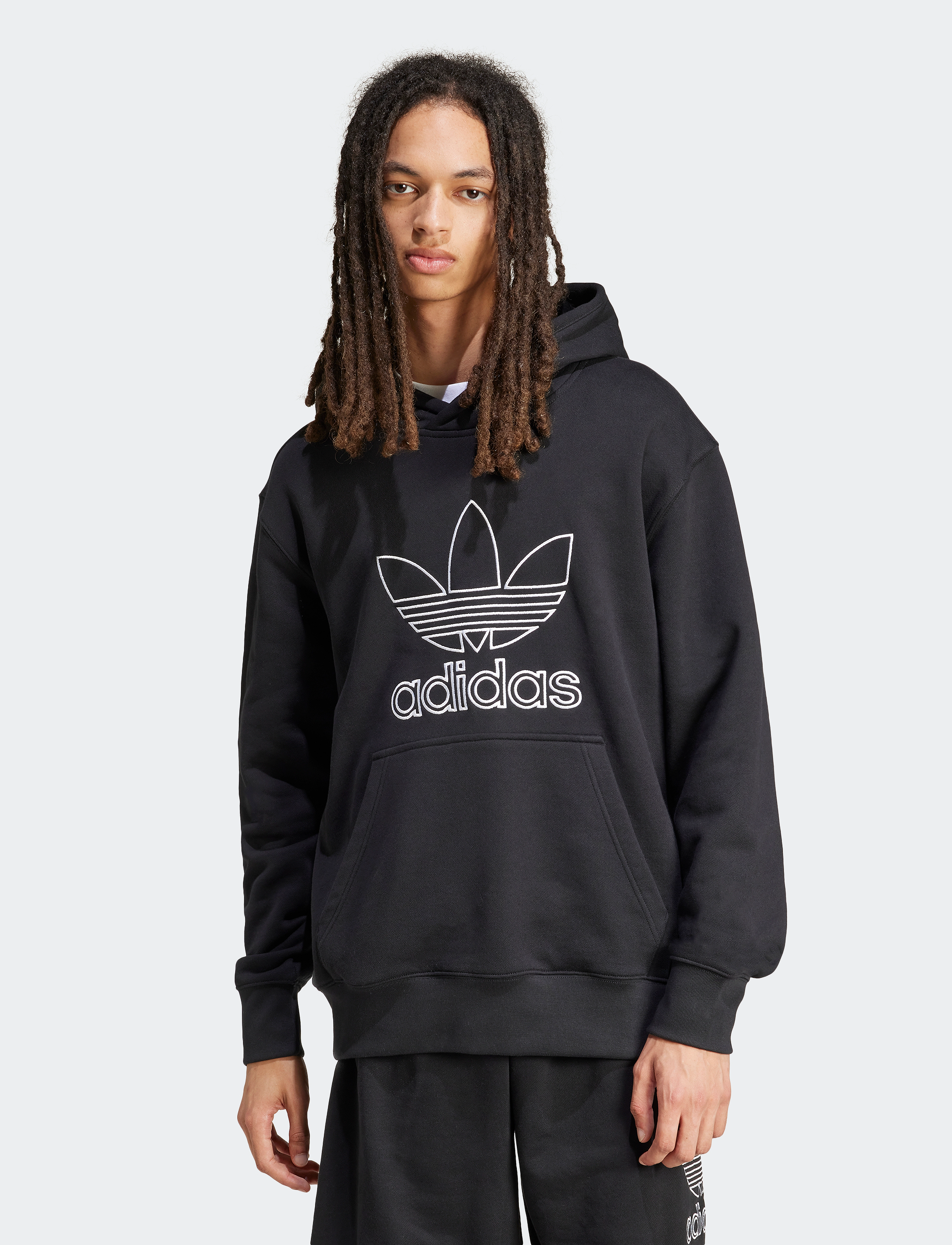 adidas Originals OUTL TREF HDY - Festival outfit - BLACK / black
