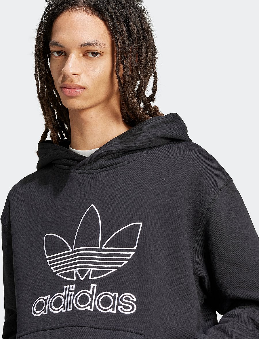 adidas Originals - OUTL TREF HDY - sweatshirts - black - 4