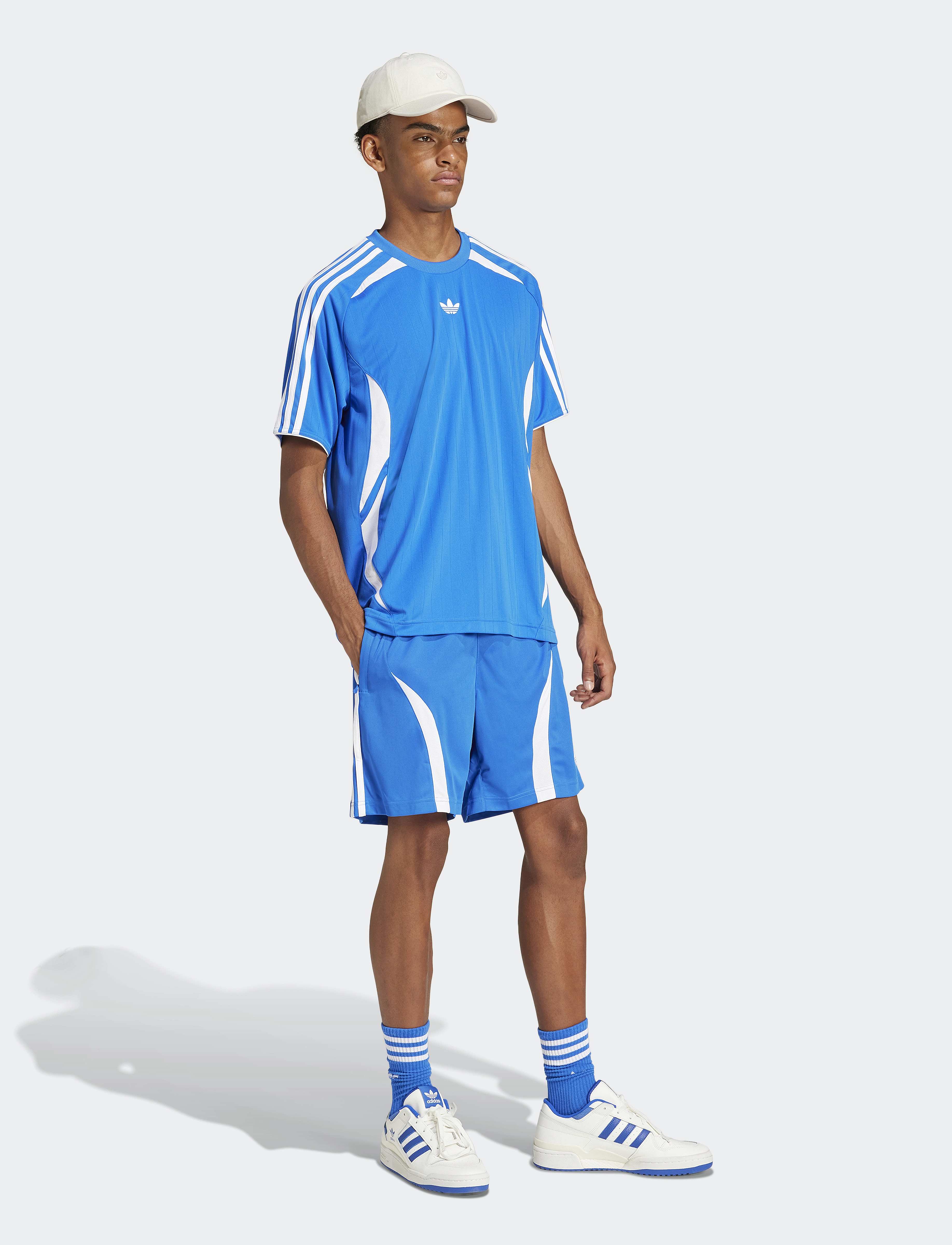 adidas Originals Teamgeist Sho, M, Blue, Sport Shorts > Sport Training Shorts, Herre