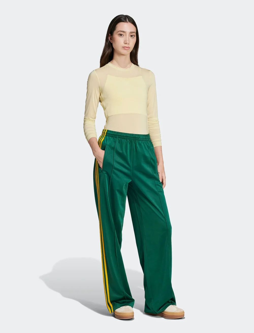 adidas Originals - FIREBIRD TP - joggingbukser - cgreen/creyel - 0