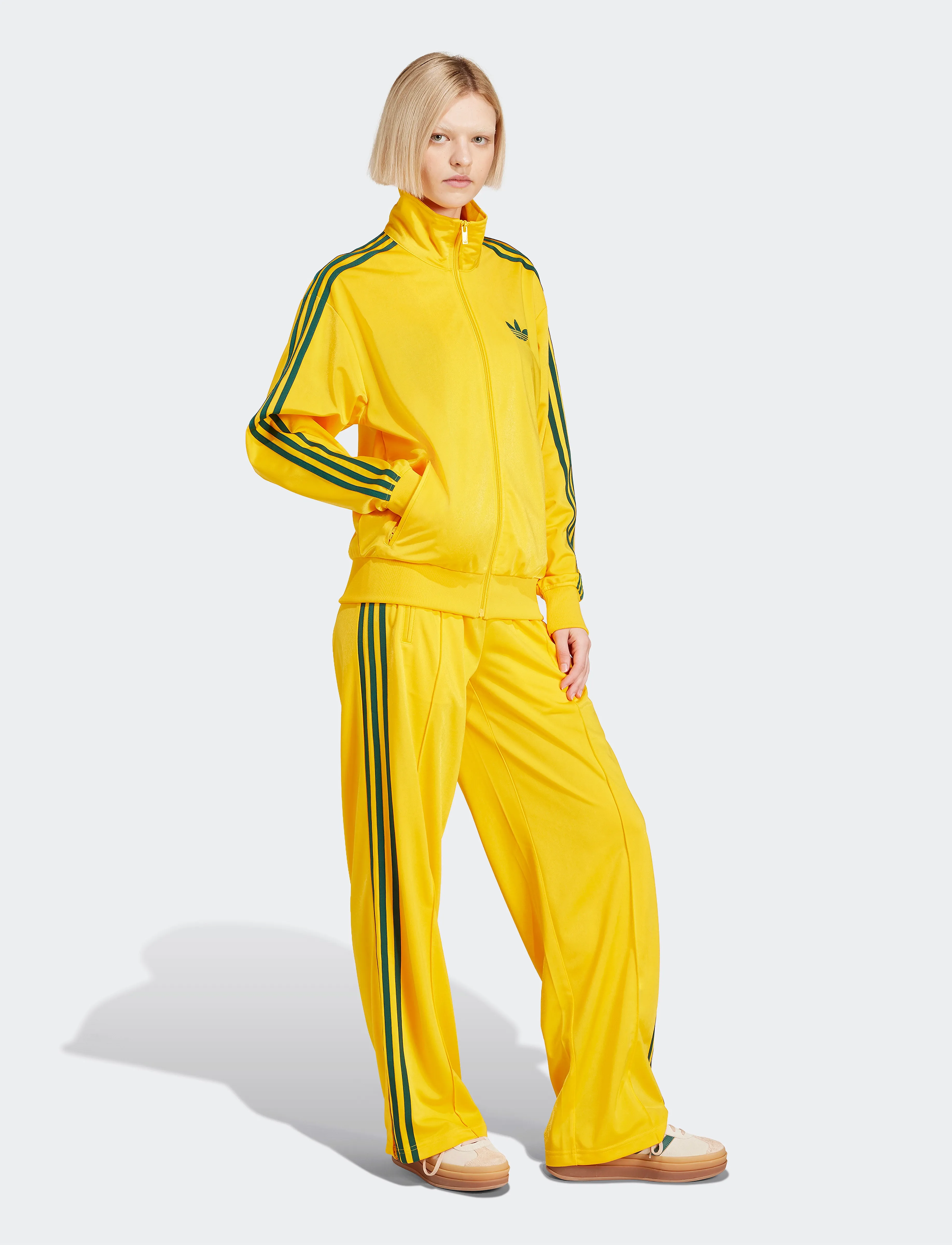 adidas Originals - FIREBIRD  TP - joggingbukser - creyel/cgreen - 2