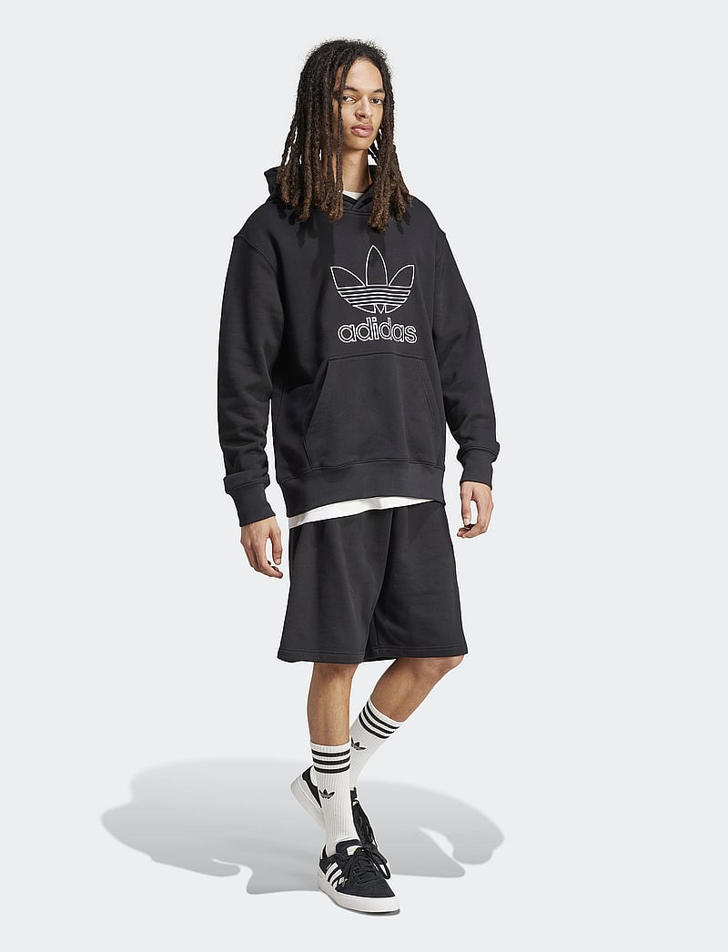 adidas Originals - TREF SHORT - afslappede shorts - black - 0